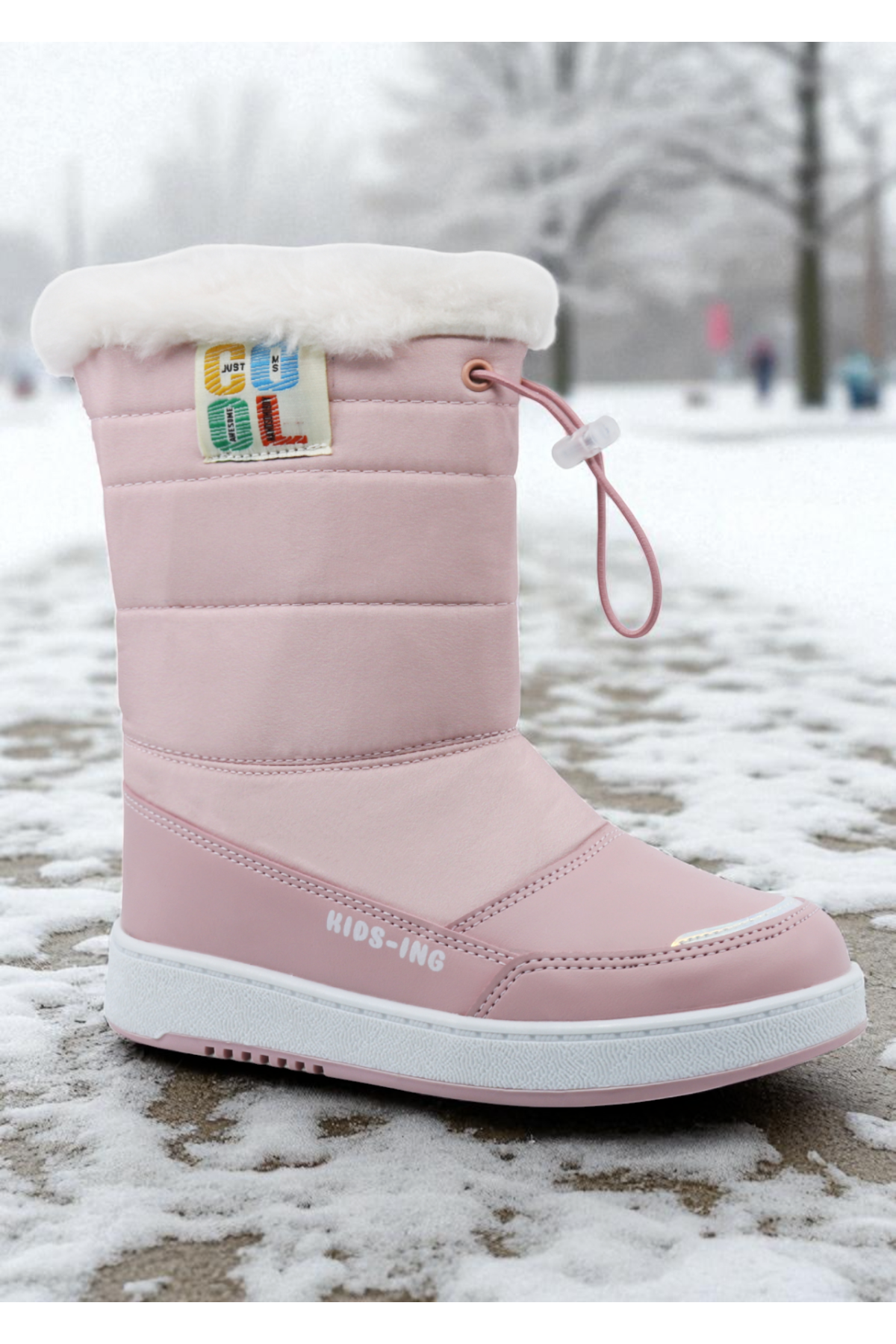 Astor Sıcak Astar Su ve Soğuk Dayanıklı Ortopedik Kaymaz Taban Çocuk Kar Botu - Görsel 2