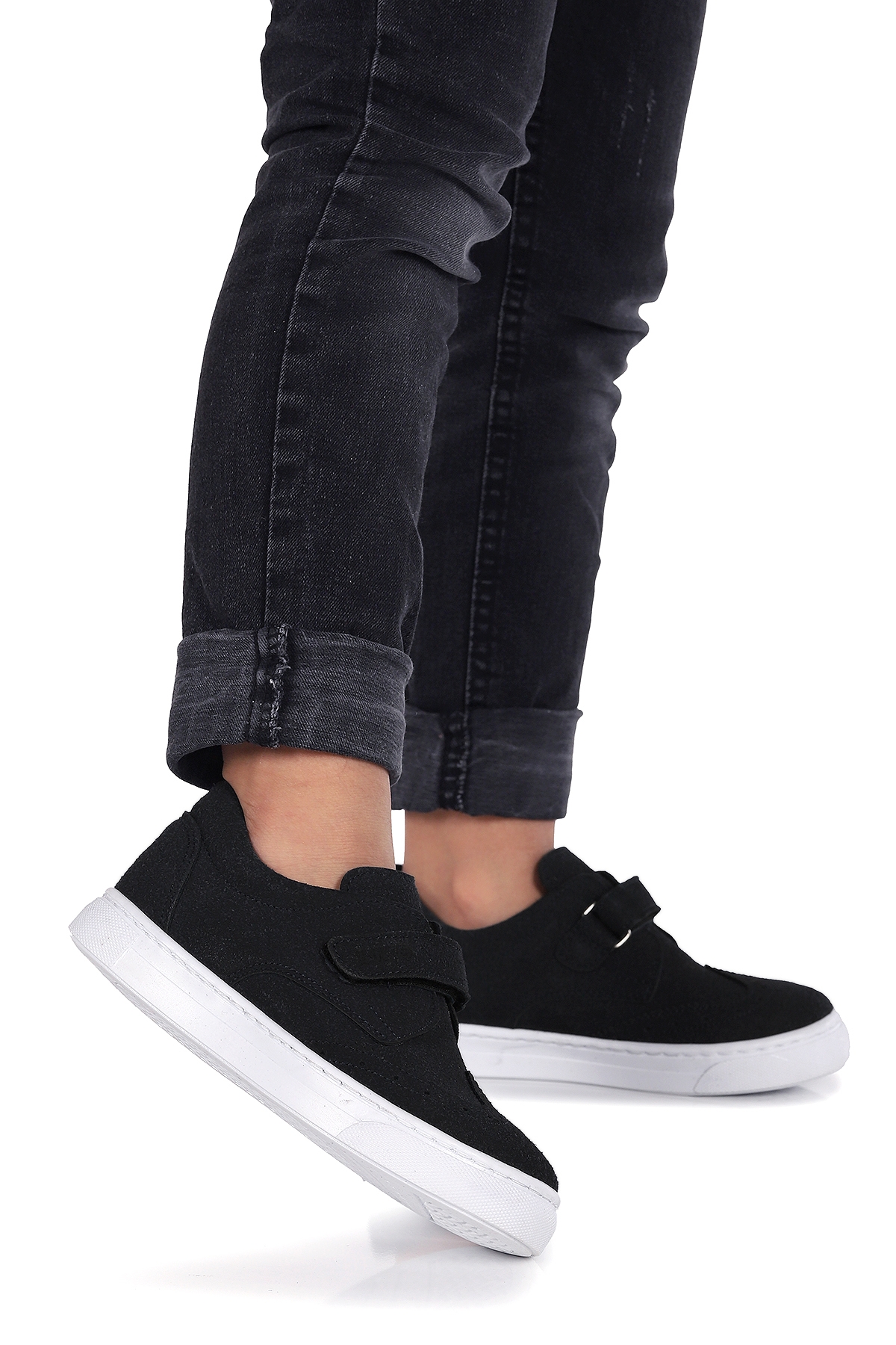 Richie Cırtlı Günlük Erkek Çocuk Casual Ayakkabı Siyah - Görsel 2