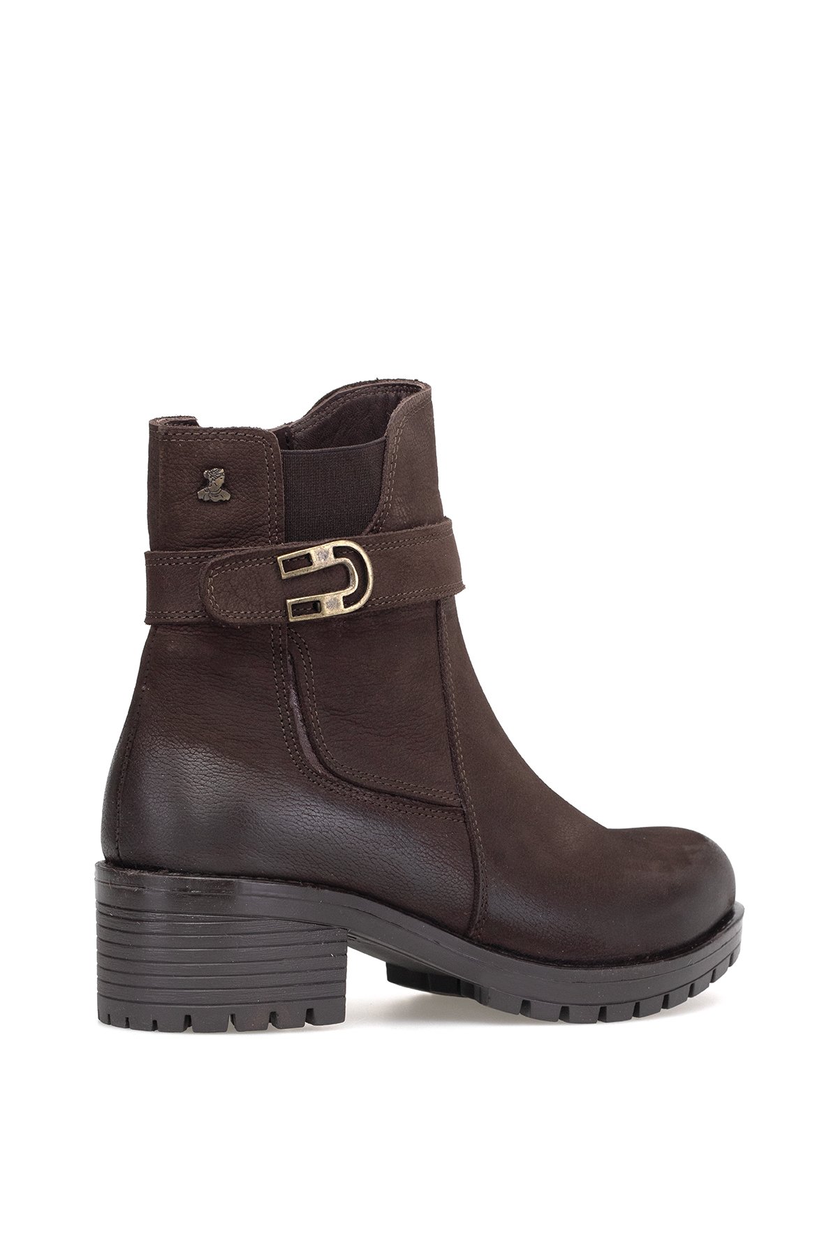 3376K Kadın Hakiki Deri Klasik Bot Kahverengi - Görsel 5