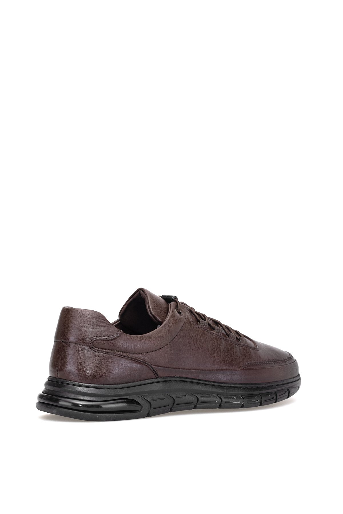 1154 Erkek Hakiki Deri Casual Ayakkabı Kahverengi - Görsel 5