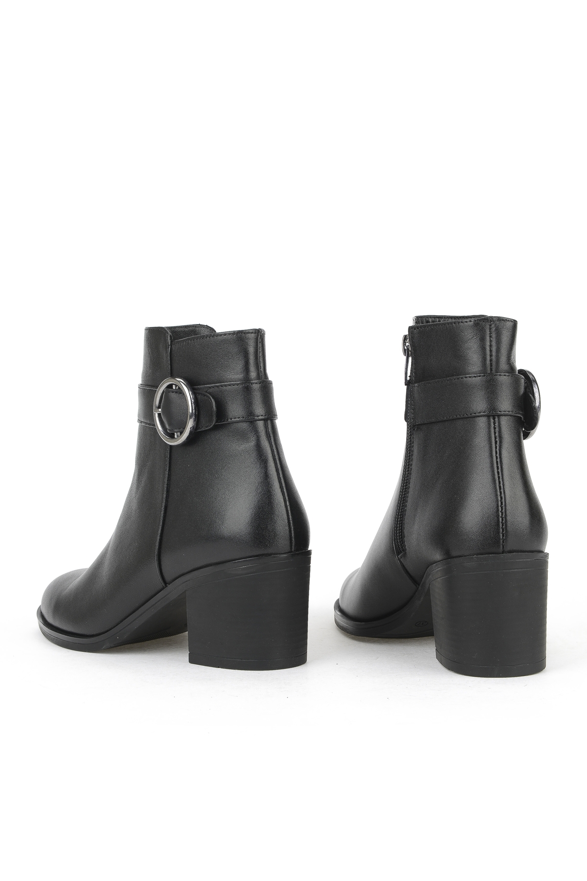 Kadın Hakiki Deri Bot 1531020Z301 Siyah - Görsel 4