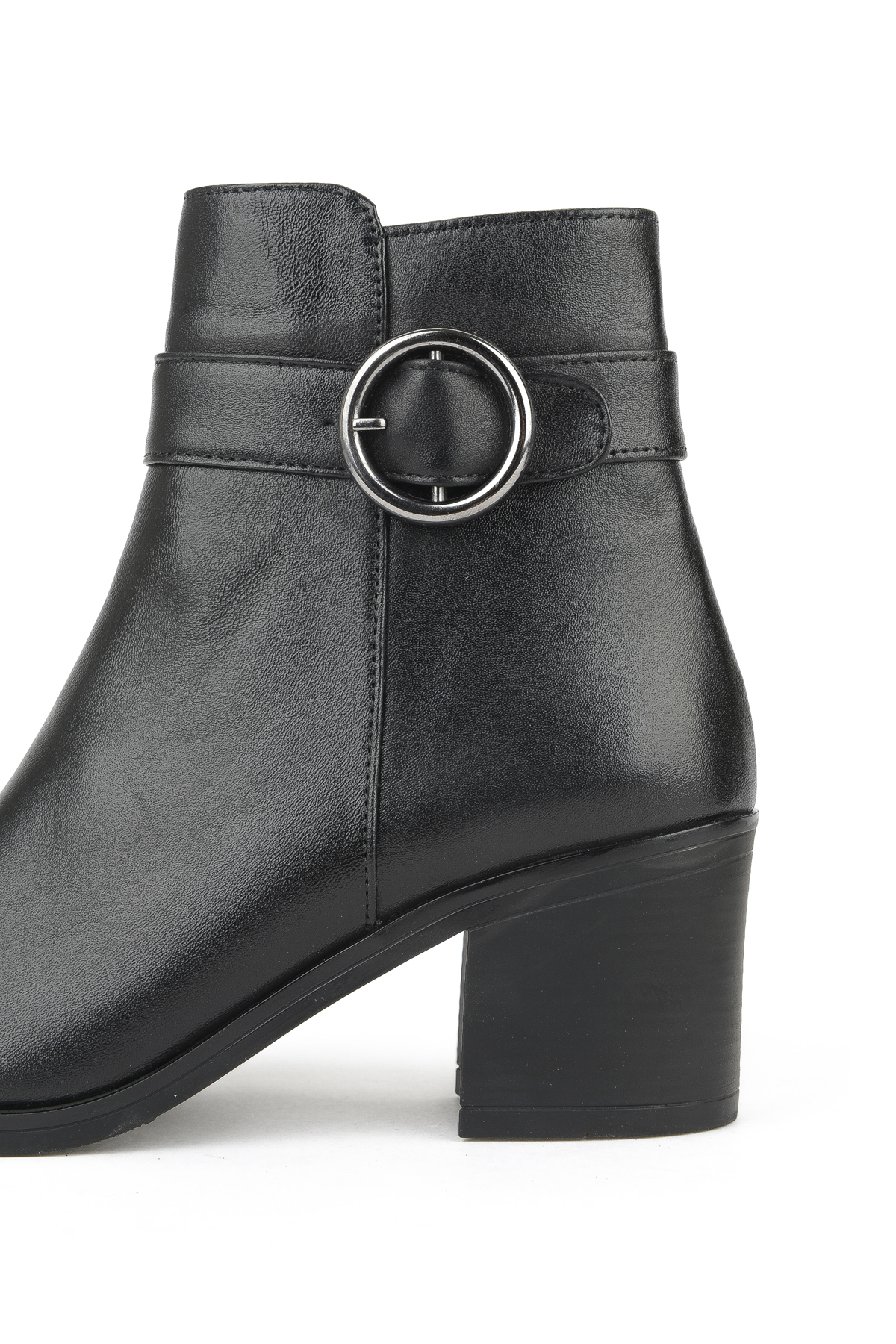 Kadın Hakiki Deri Bot 1531020Z301 Siyah - Görsel 7