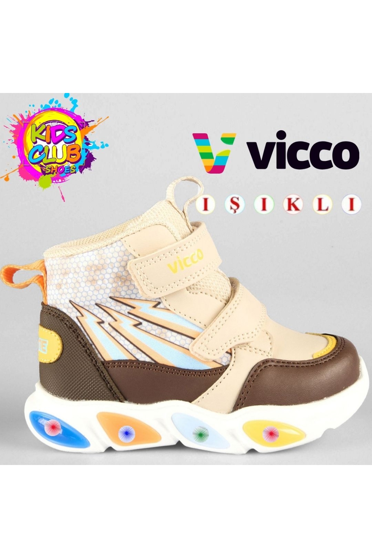 David Phylon Kauçuk Taban Ortopedik Işıklı Çocuk Bot - Görsel 2