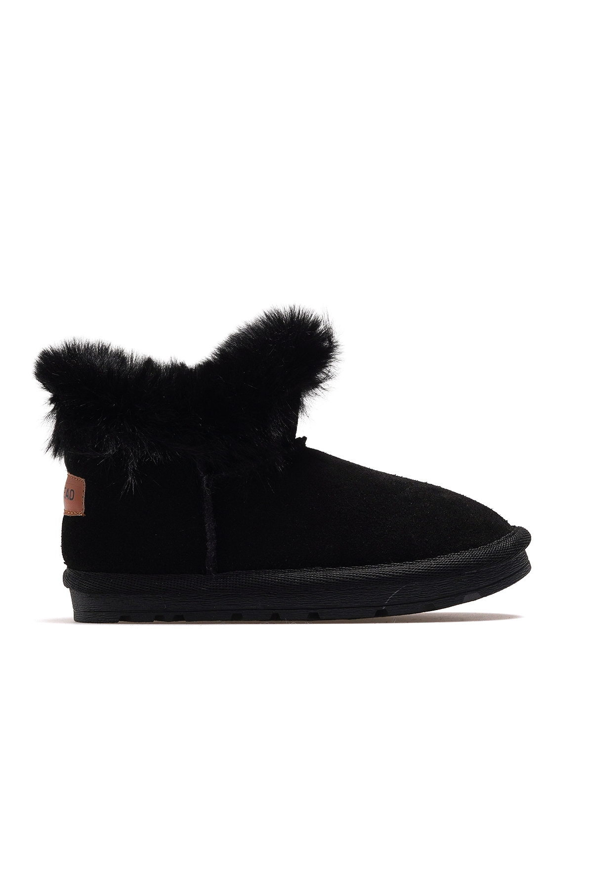 Func Kız Çocuk Tüylü Günlük Bot 25k Buck3062 Siyah - Görsel 2