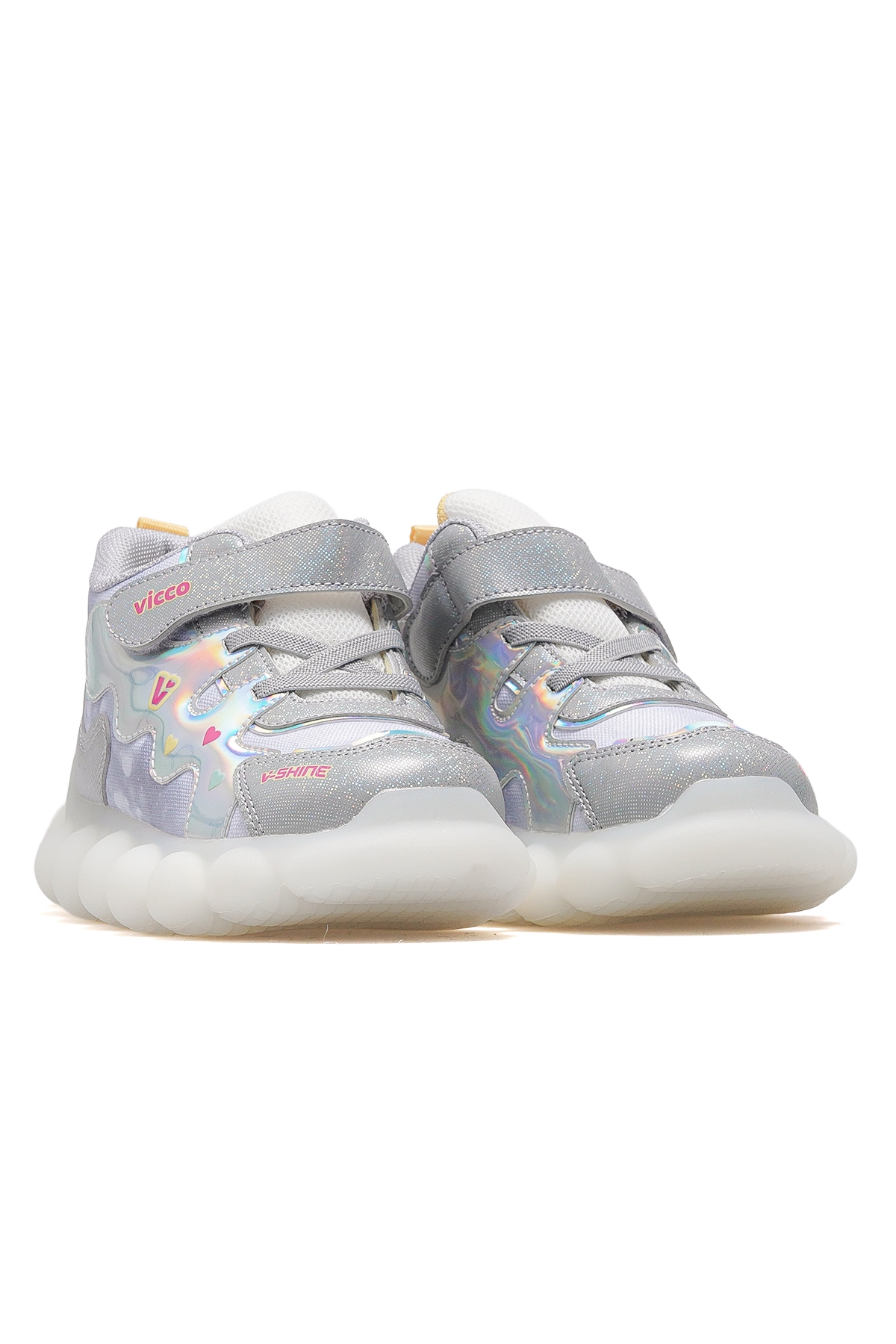 Sonya Kız Çocuk Işıklı Günlük Sneaker Ayakkabı 25k 946.438 Pk Gri - Görsel 6