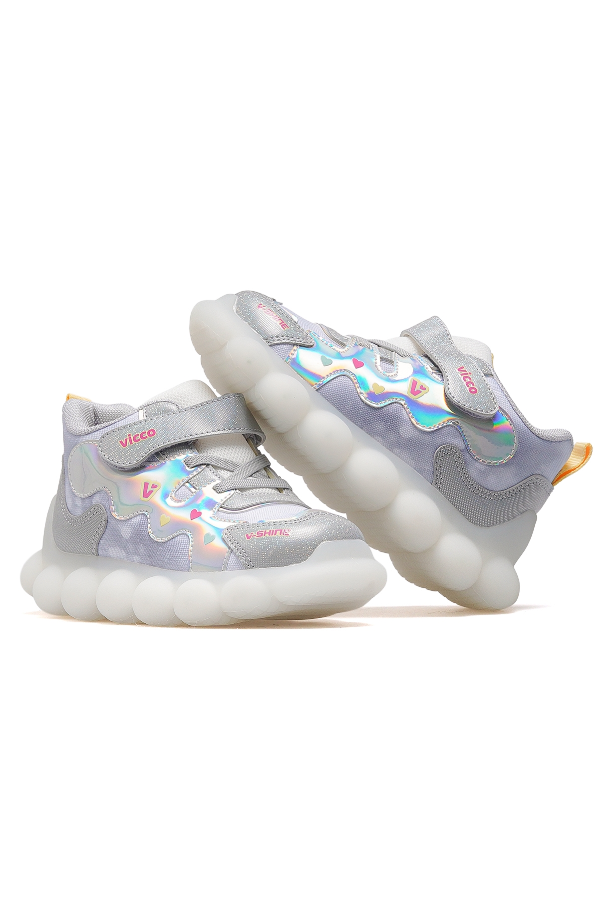 Sonya Kız Çocuk Işıklı Günlük Sneaker Ayakkabı 25k 946.438 Pk Gri - Görsel 7