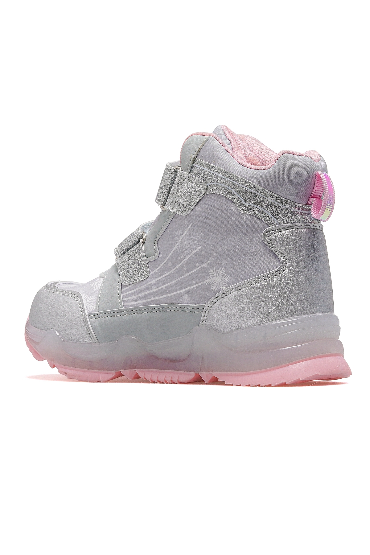 Snowy Kız Çocuk Waterproff Outdoor Işıklı Bot 25k Buck3034 Gri - Görsel 4