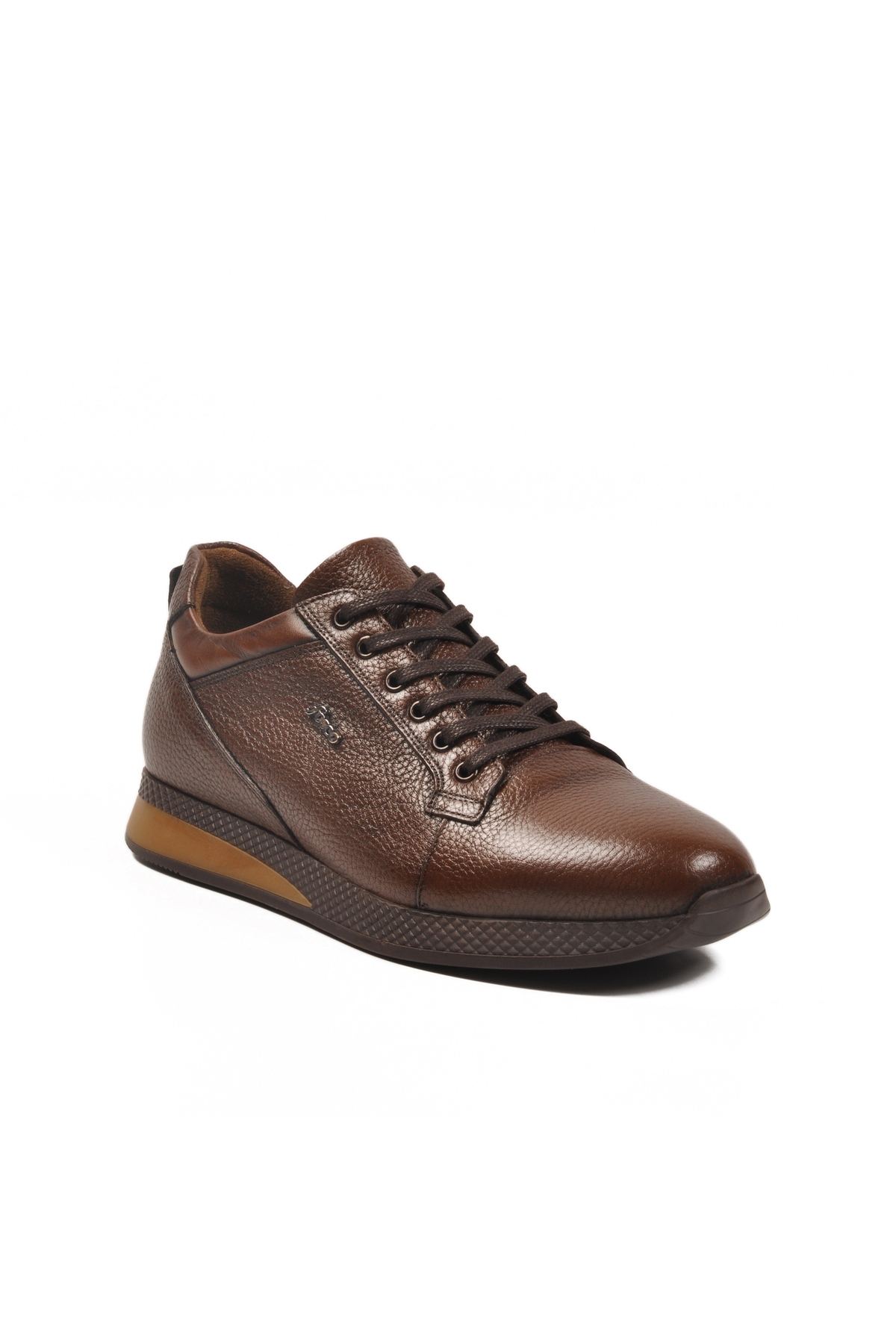 Kahve Floter Hakiki Deri Erkek Casual Ayakkabı 3235 M - Görsel 4