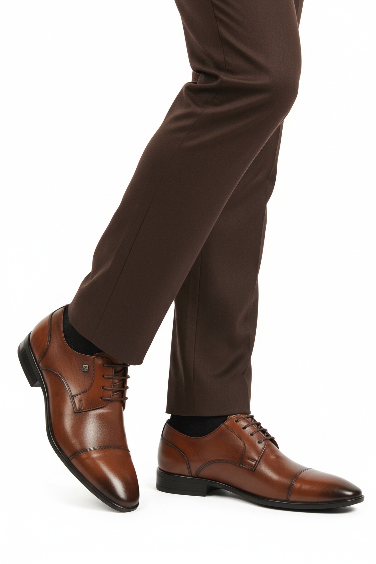 Taba Hakiki Deri Erkek Klasik Ayakkabı 2807 M - Görsel 2