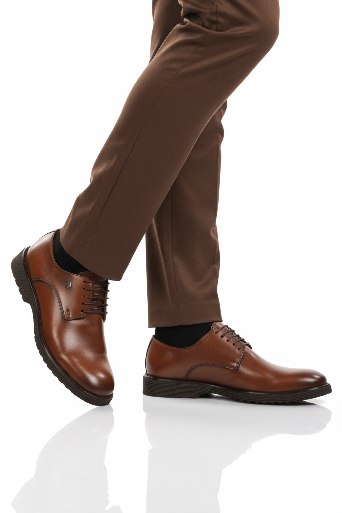 Taba Hakiki Deri Erkek Klasik Ayakkabı 2798 M - Görsel 2