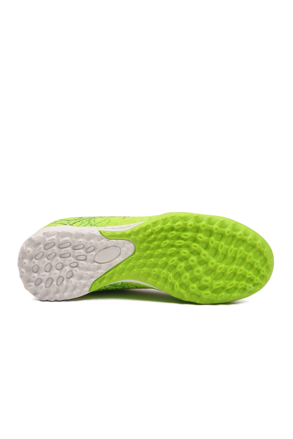 Beyaz Yeşil Bilekten Çoraplı Erkek Çocuk Halı Saha Ayakkabısı FH-252-153 F - Görsel 6