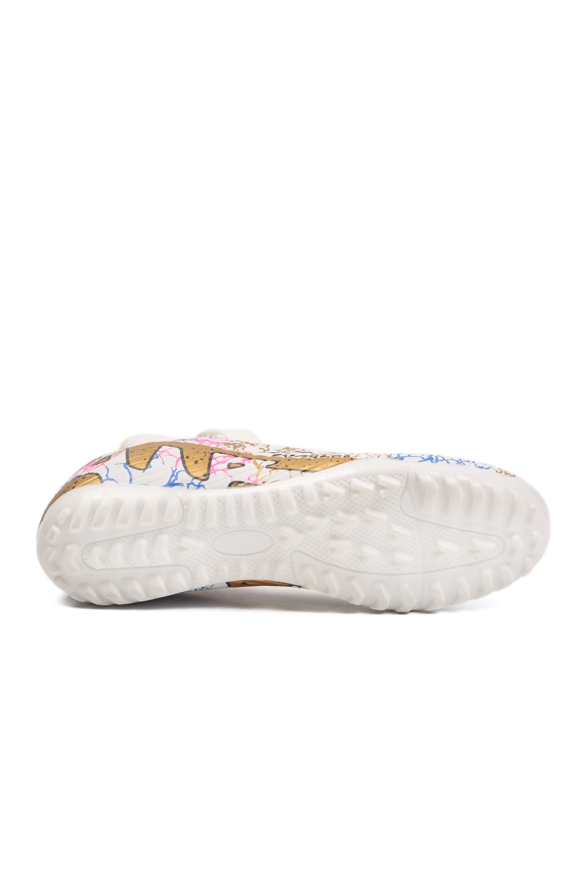 Beyaz Altın Çoraplı Erkek Halı Saha Ayakkabısı Air 565 M - Görsel 6