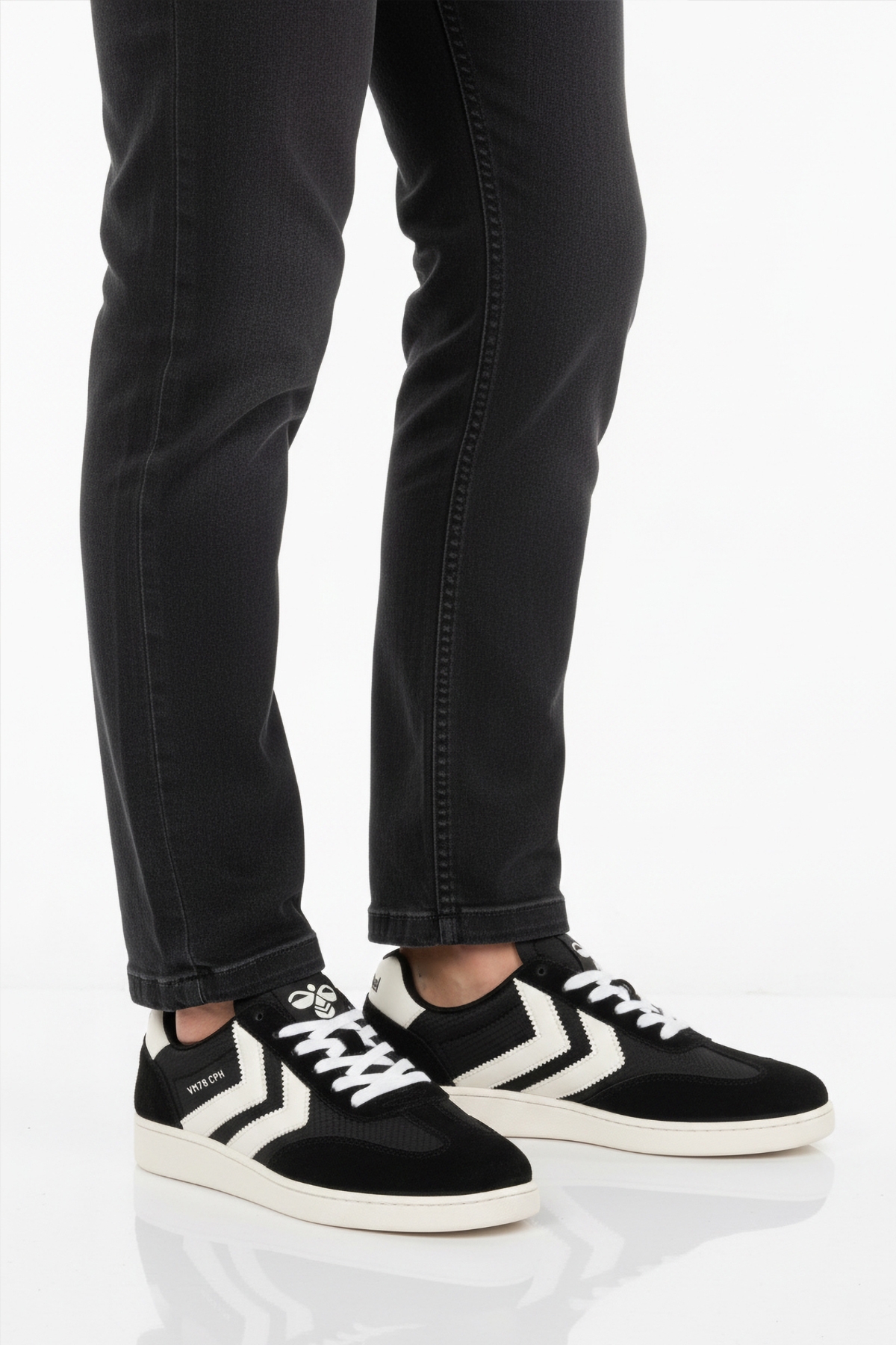 Siyah Kaymaz Süet Detaylı Esnek Hafif Unisex Sneaker 227912 VM78 CPH RS - Görsel 2