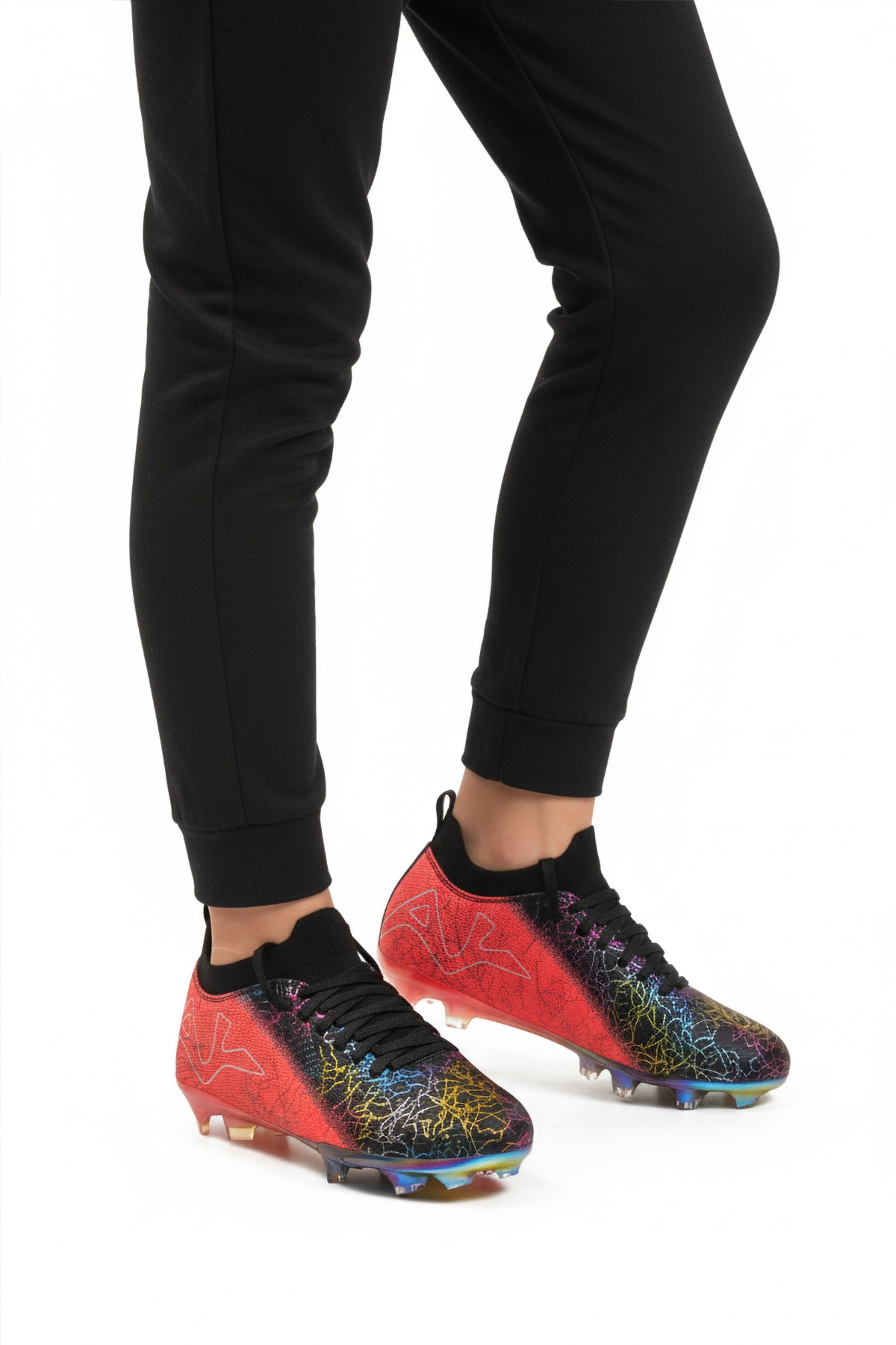 Siyah Fuşya Bilekten Çoraplı Unisex Krampon GK-252-153 G - Görsel 2