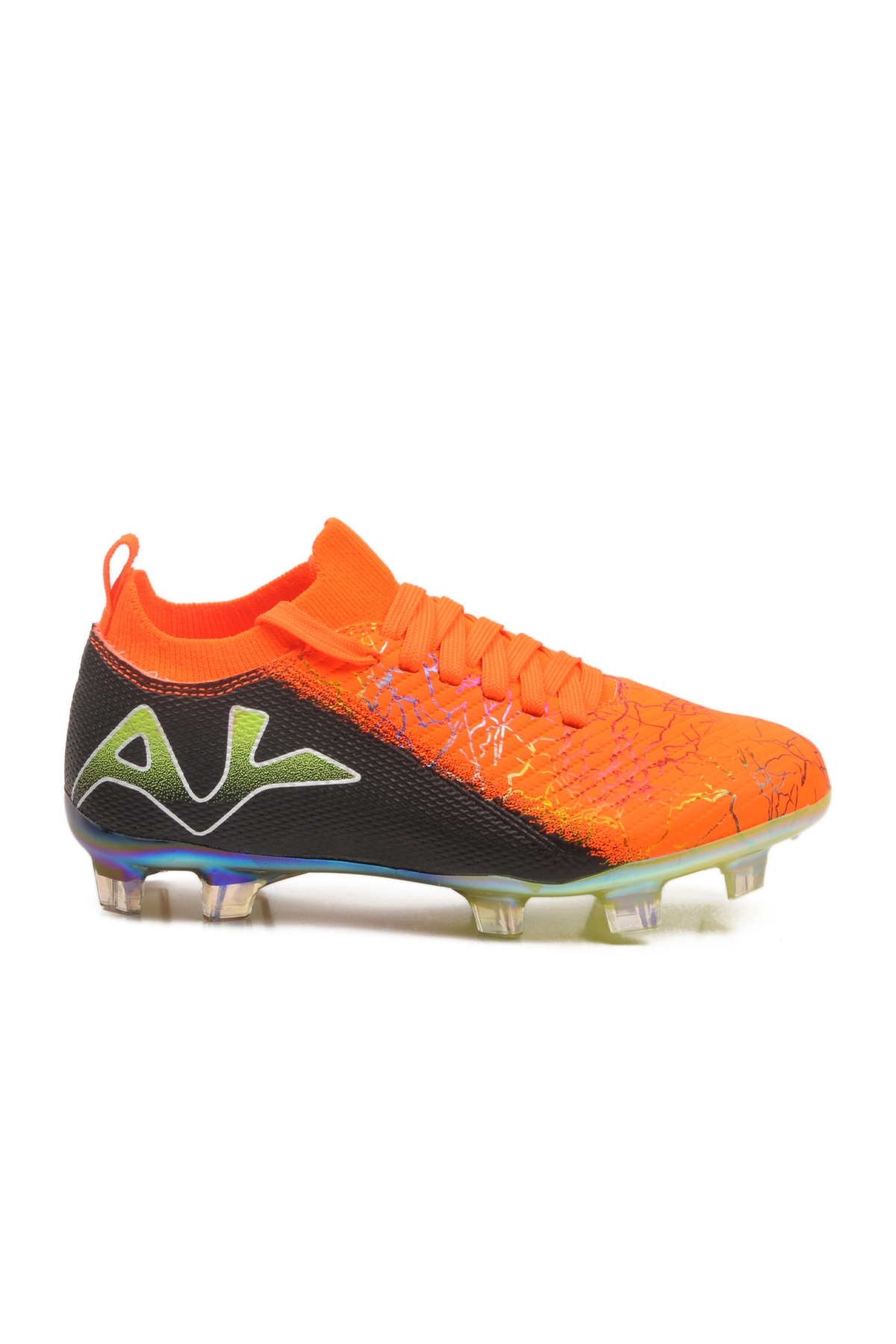 Turuncu Siyah Bilekten Çoraplı Erkek Çocuk Krampon FK-252-153 F - Görsel 3