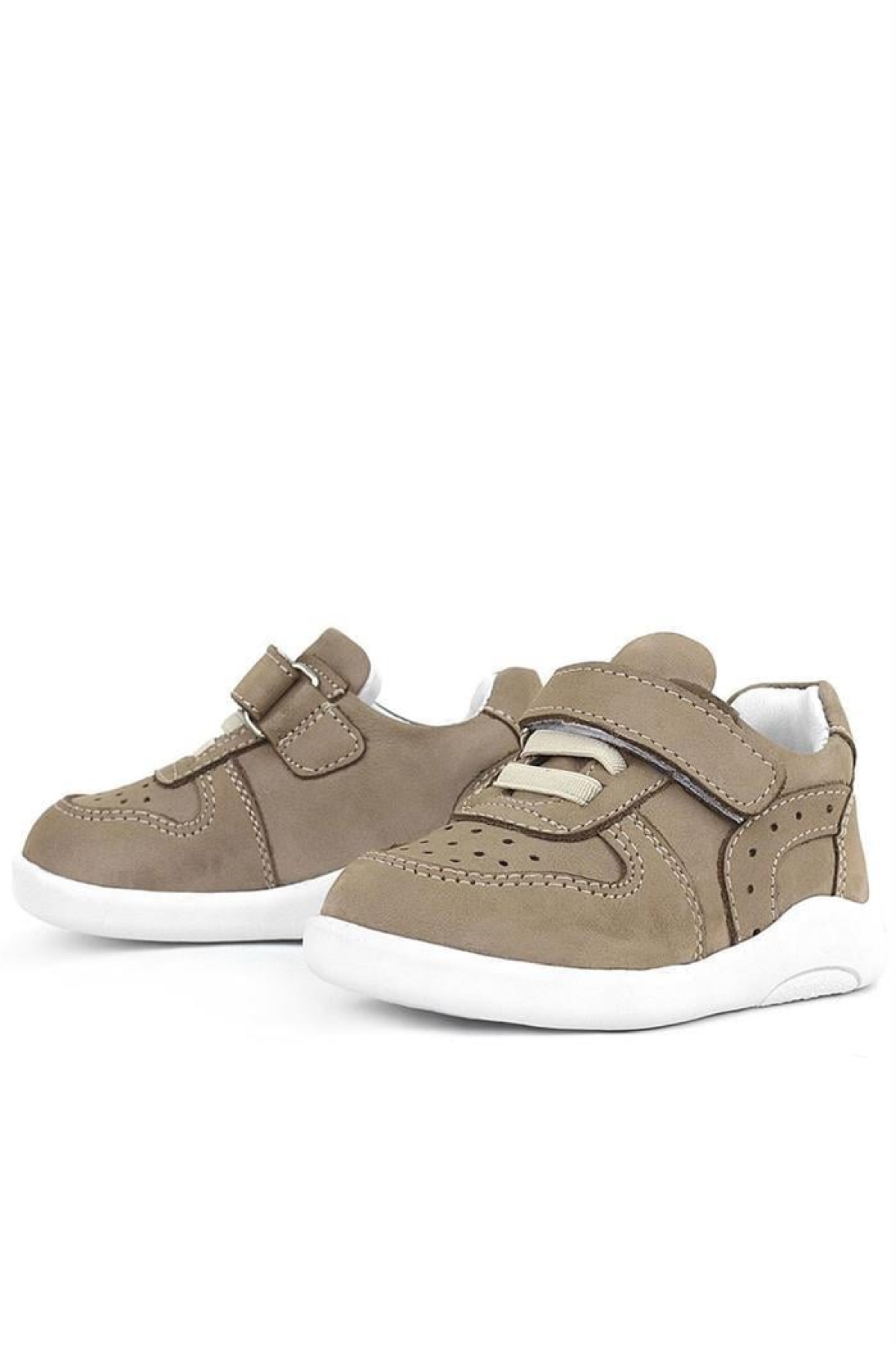 Hakiki Deri Anatomik Kum Rengi Bebek Spor Ayakkabı - Görsel 6