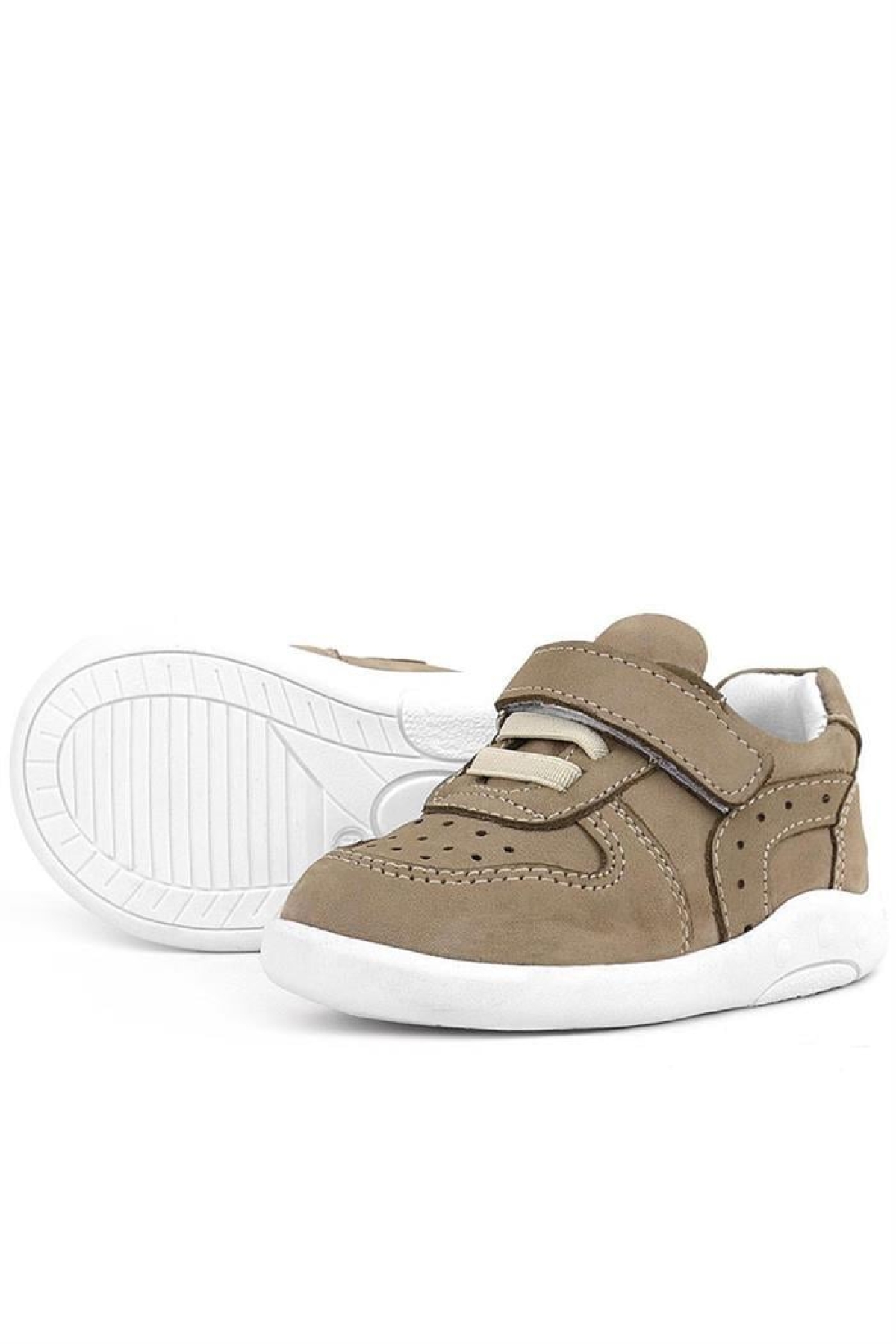Hakiki Deri Anatomik Kum Rengi Bebek Spor Ayakkabı - Görsel 7