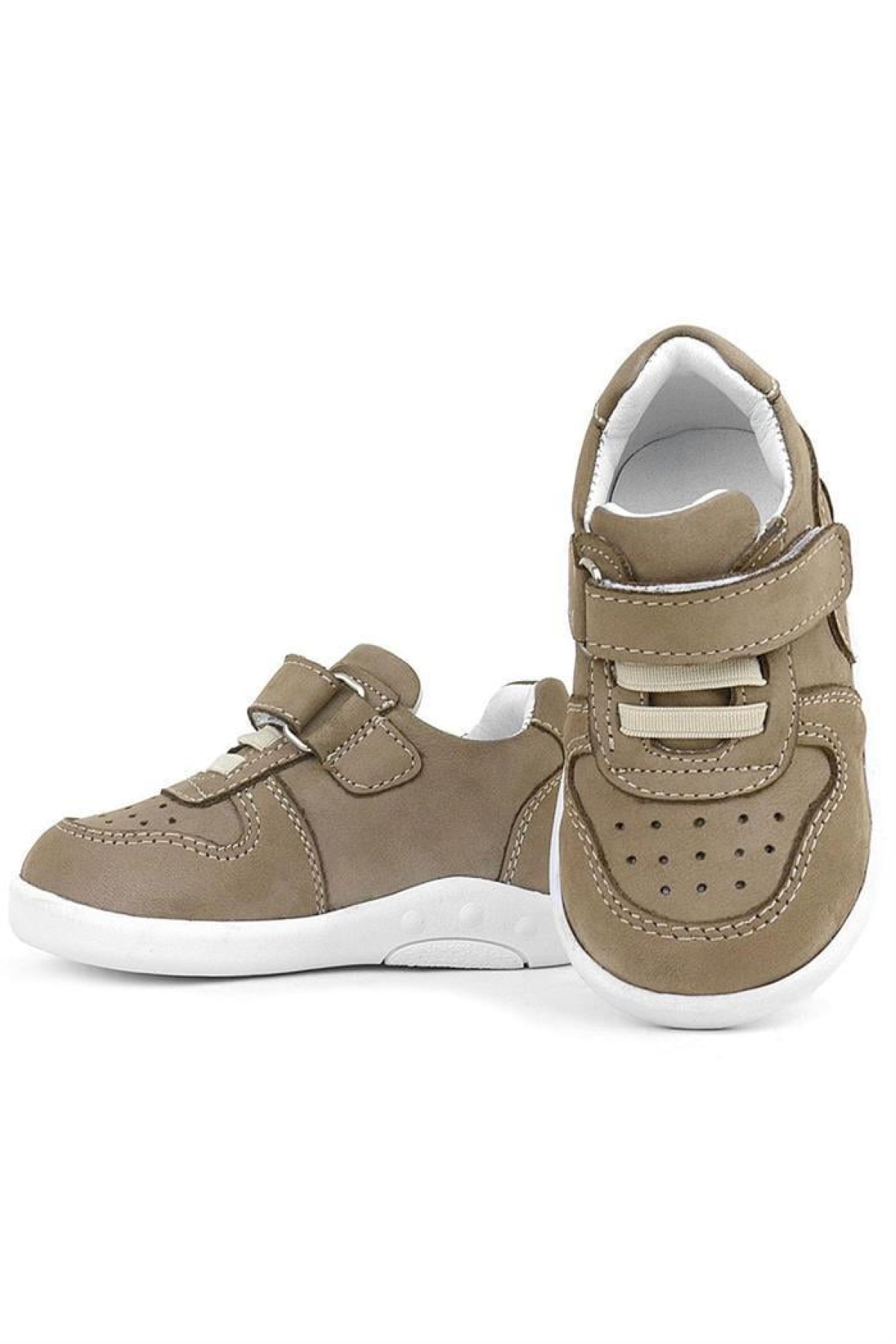 Hakiki Deri Anatomik Kum Rengi Bebek Spor Ayakkabı - Görsel 8