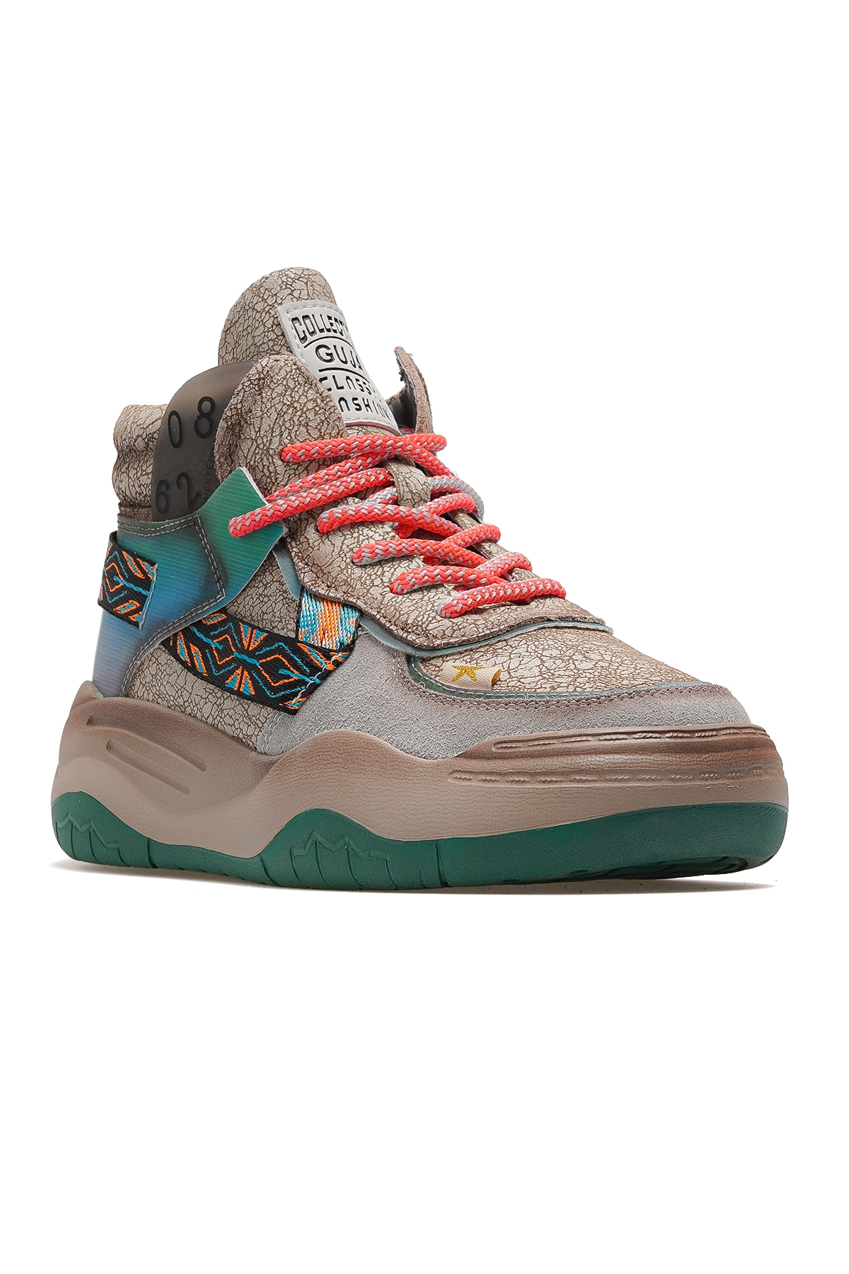 Kadın Sneaker Günlük Bot 25k 25k328-1 Z Bej - Görsel 5