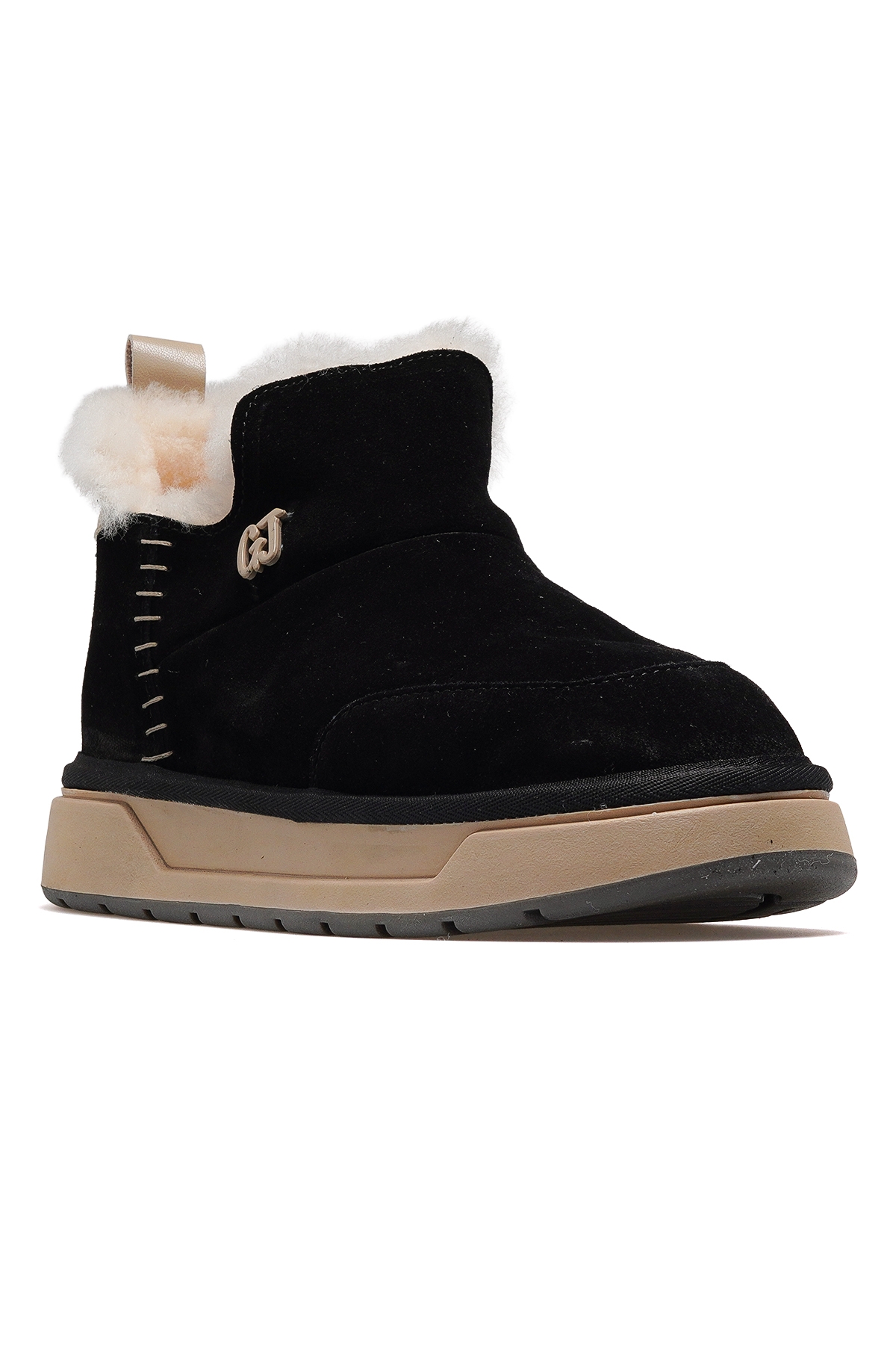 Kadın İçi Kürklü Süet Bot 25k 25k486 Z Siyah - Görsel 5