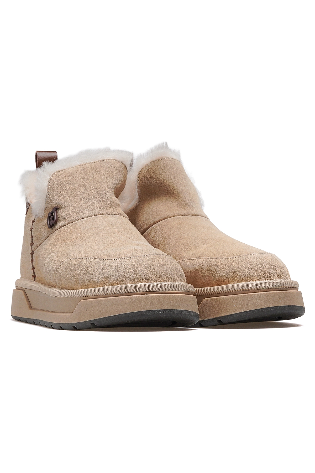 Kadın İçi Kürklü Süet Bot 25k 25k486 Z Bej - Görsel 6