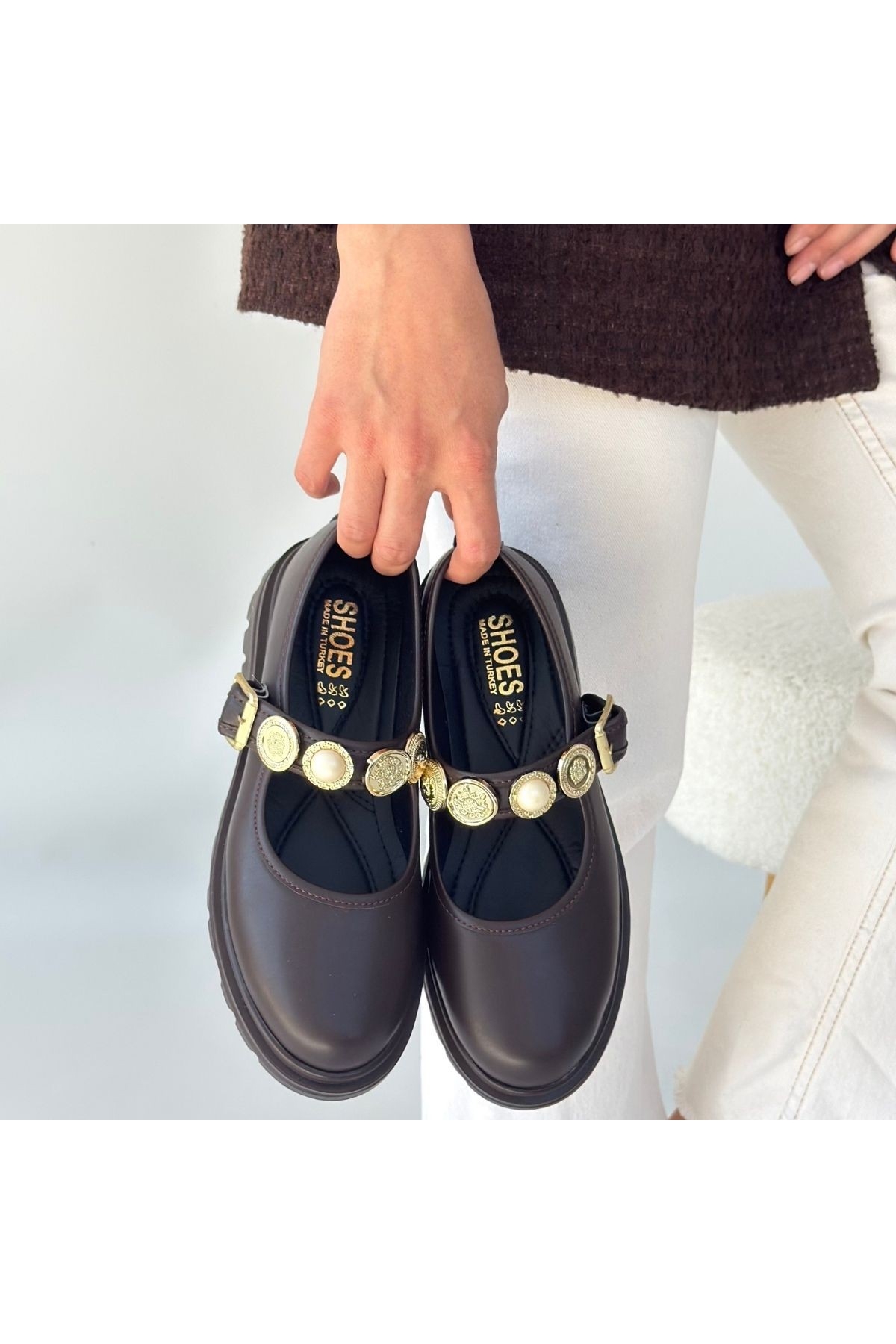 Kahverengi Kadın Günlük Ayakkabı - Görsel 5