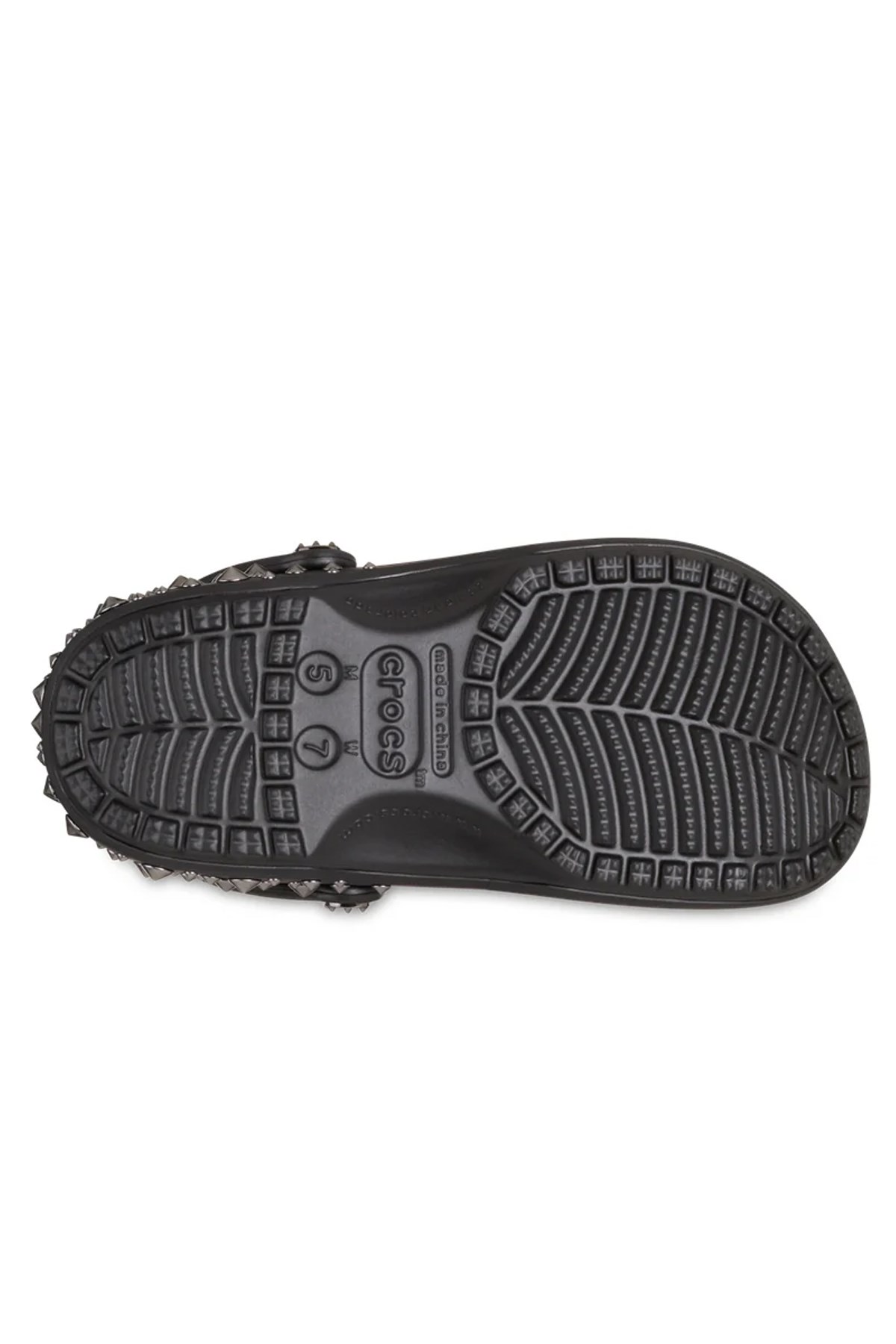 Crocs Crocs Siyah Classic Studded Clog Unisex Sandalet Sandalet & Terlik | Flo Siyah - 6. görsel