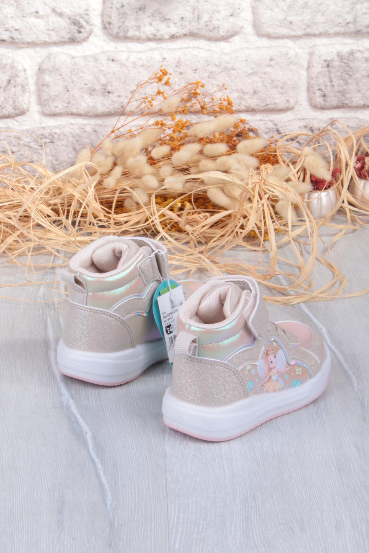 946.P25K.419 Klint Bej Işıklı Kız Çocuk Bot - Görsel 5