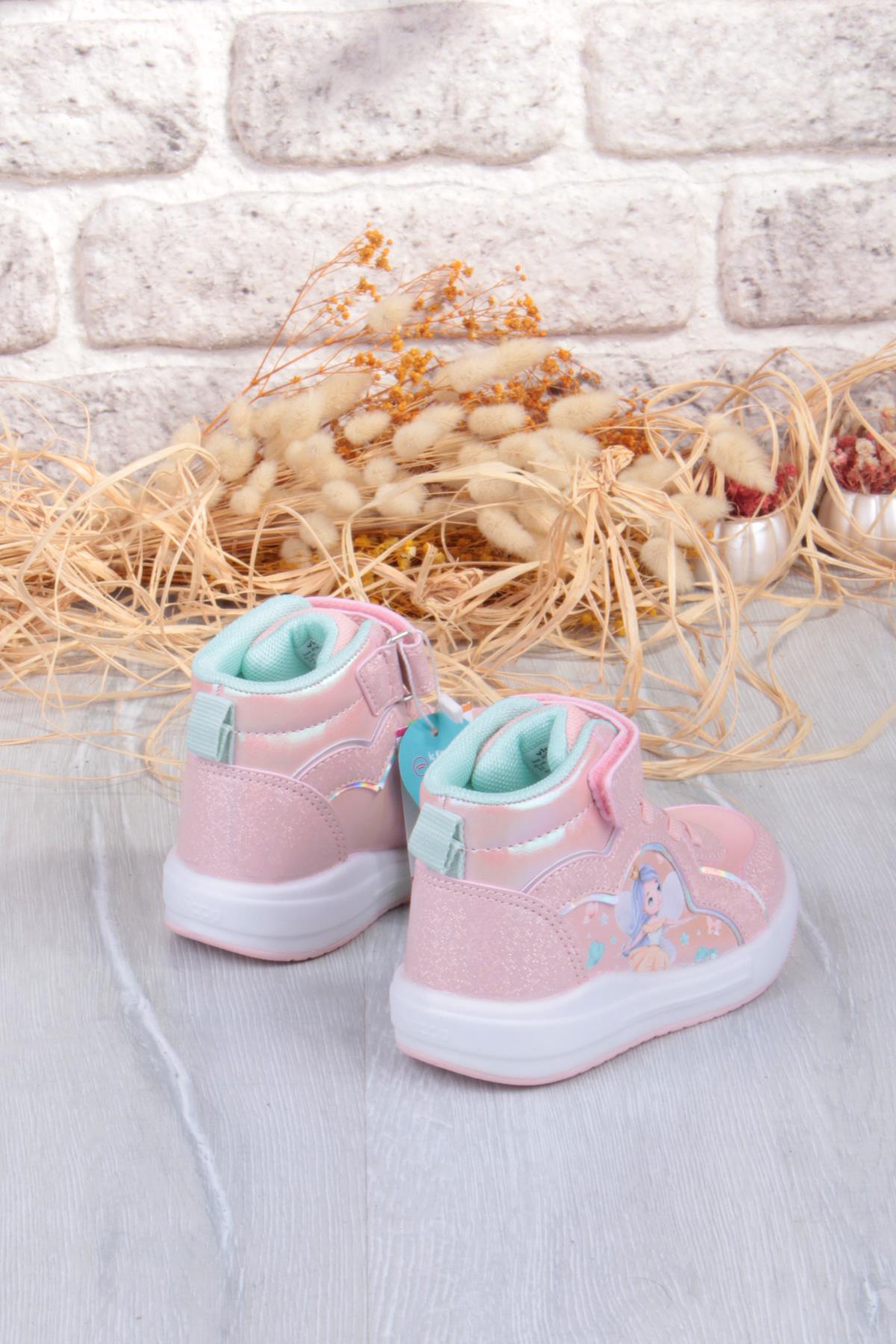 946.B25K.419 Klint Pudra Işıklı Kız Çocuk Bot - Görsel 5