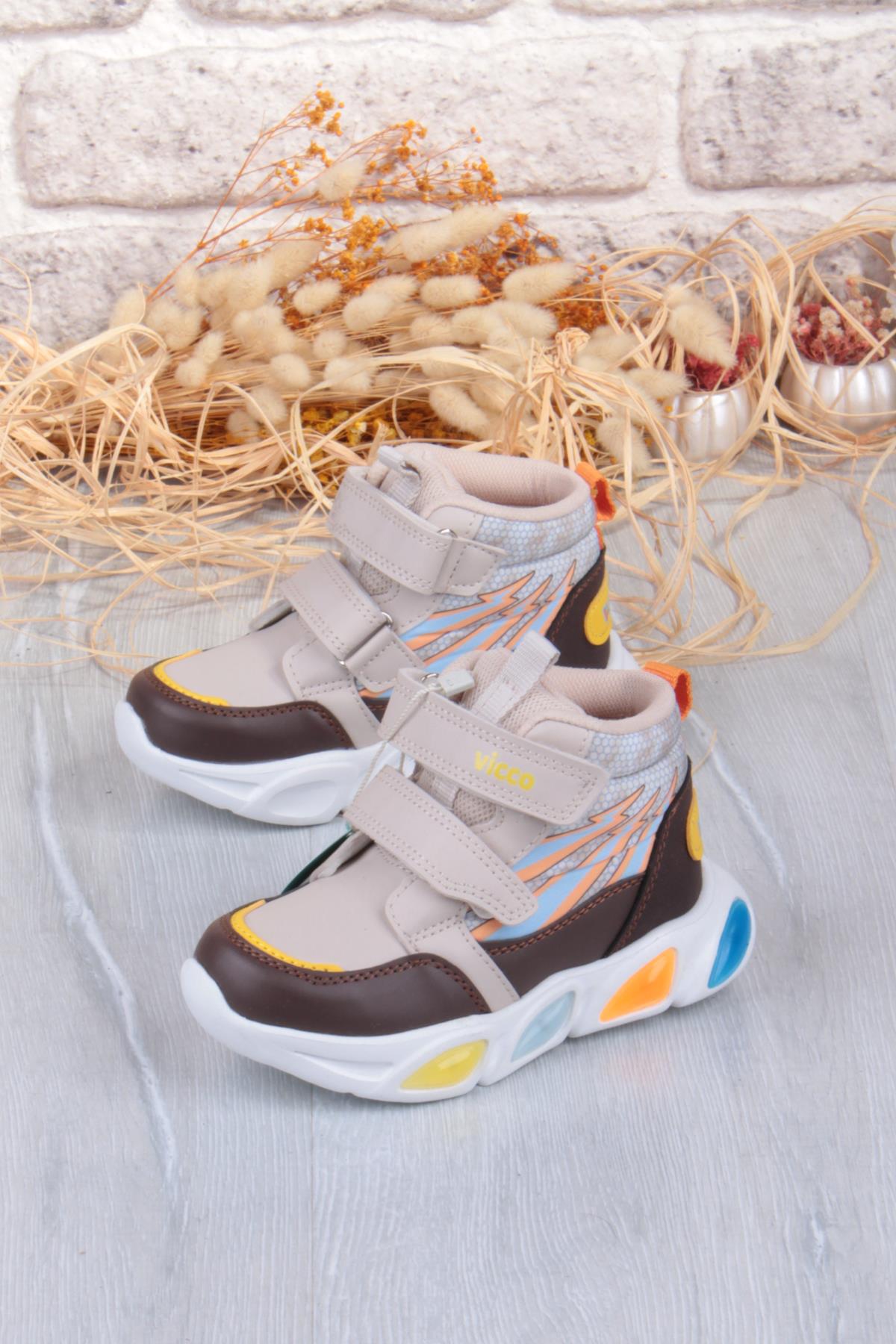 946.P25K.420 David Bej Rahat Hafif Işıklı Erkek Çocuk Bot - Görsel 4