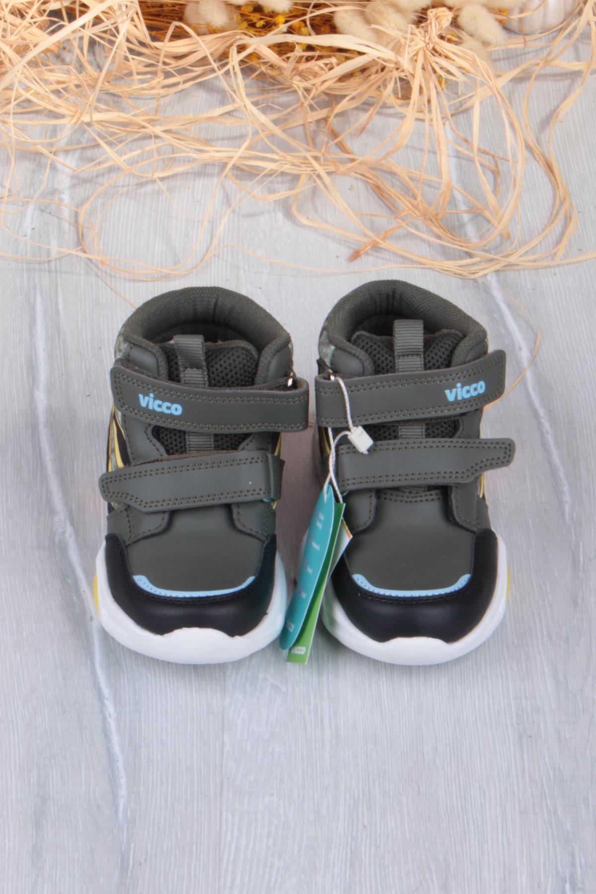 946.P25K.420 David Haki Rahat Hafif Işıklı Erkek Çocuk Bot - Görsel 7