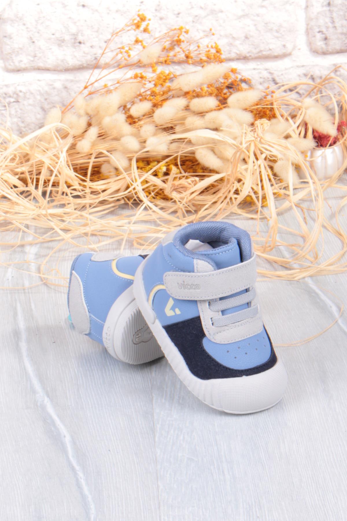 946.E25K.402 Soli Kot Yumuşak Rahat İlk Adım Erkek Çocuk Bot - Görsel 6