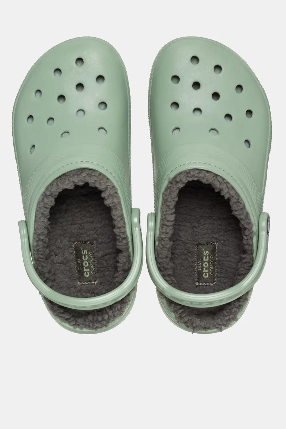 Crocs Crocs Yeşil Classic Lined Clog Unisex Sandalet Sandalet & Terlik | Flo Yeşil - 4. görsel