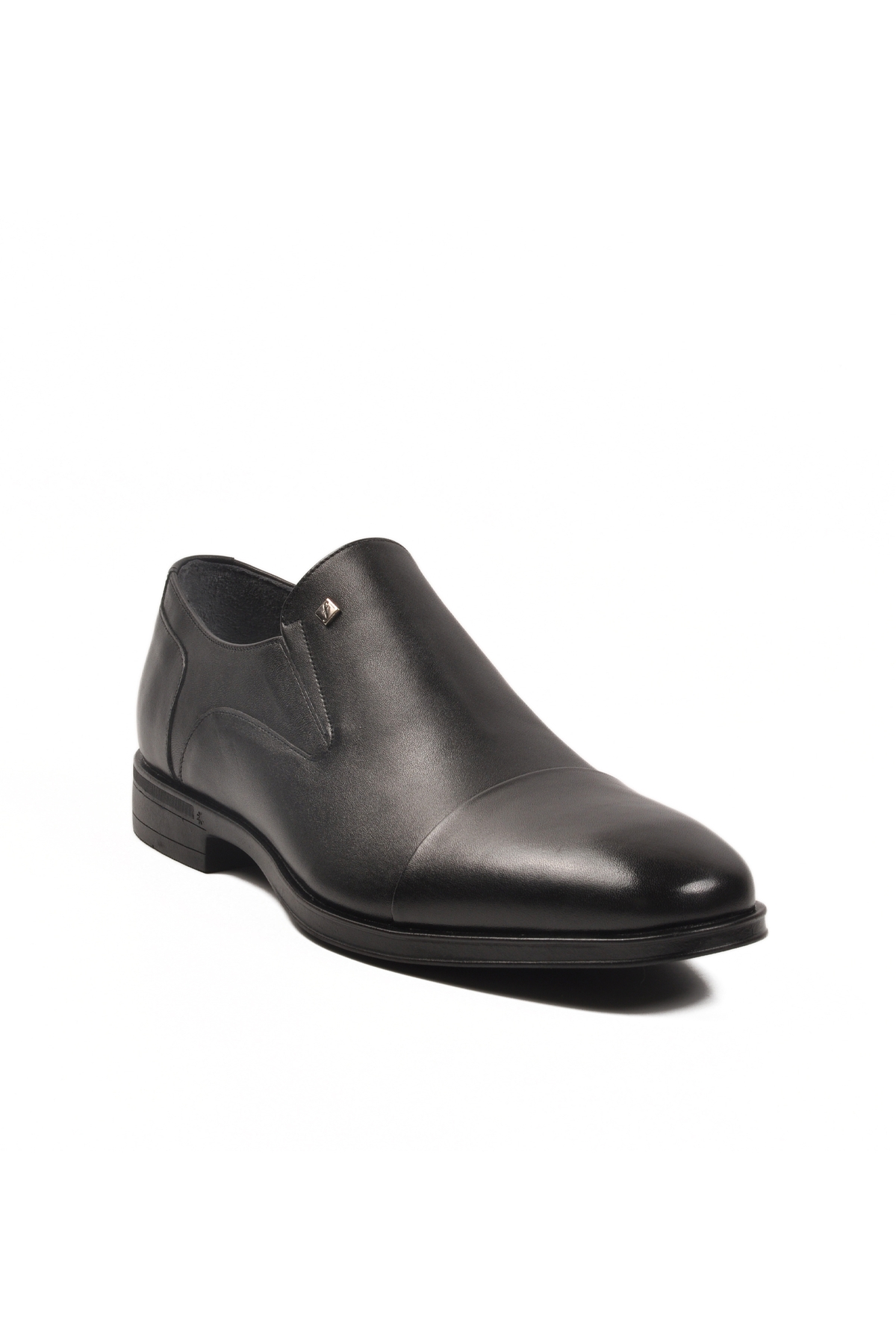 Siyah Hakiki Deri Büyük Numara Erkek Klasik Ayakkabı 4555-2 M - Görsel 4