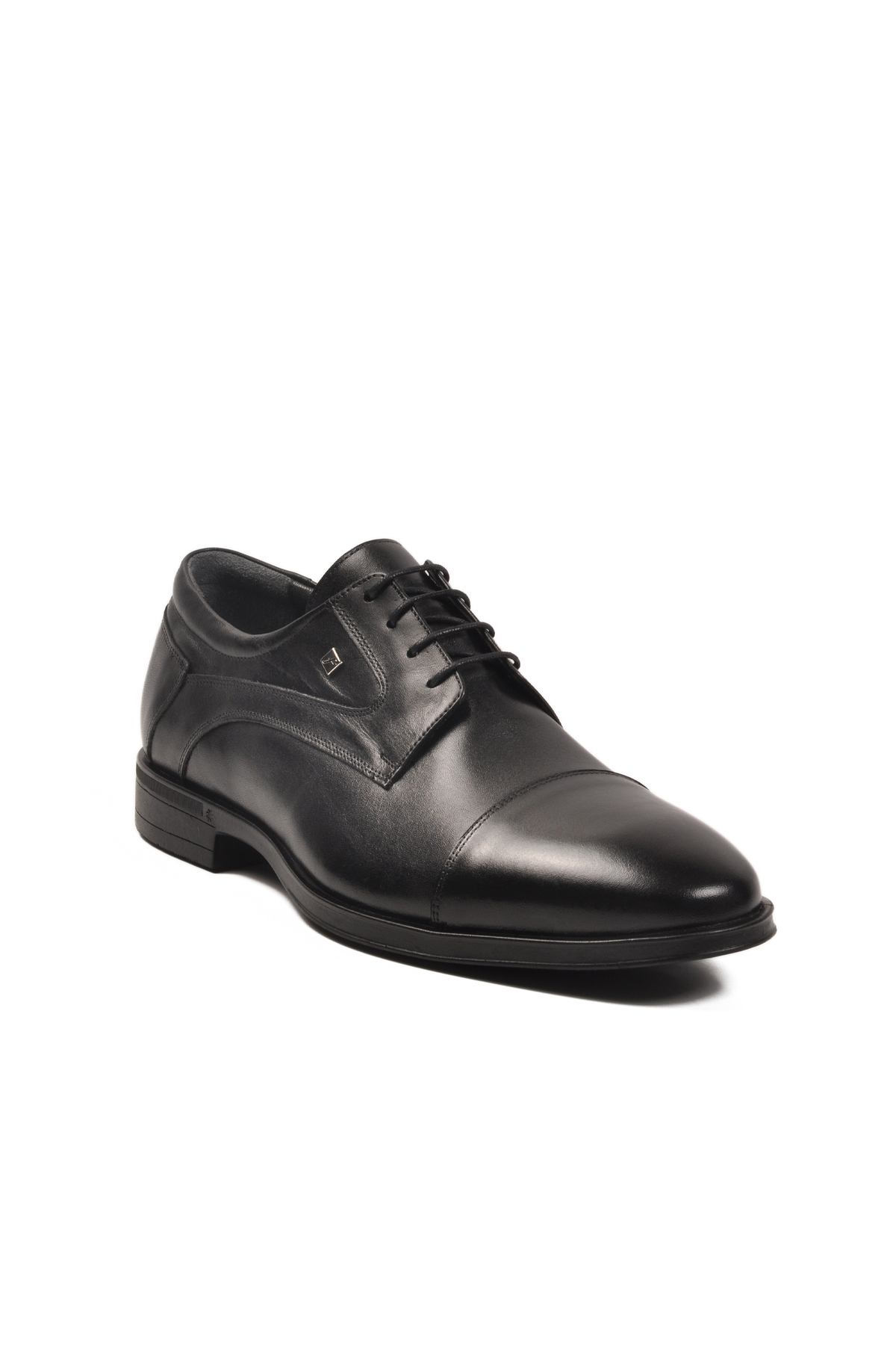 Siyah Hakiki Deri Büyük Numara Erkek Klasik Ayakkabı 1594 M - Görsel 4