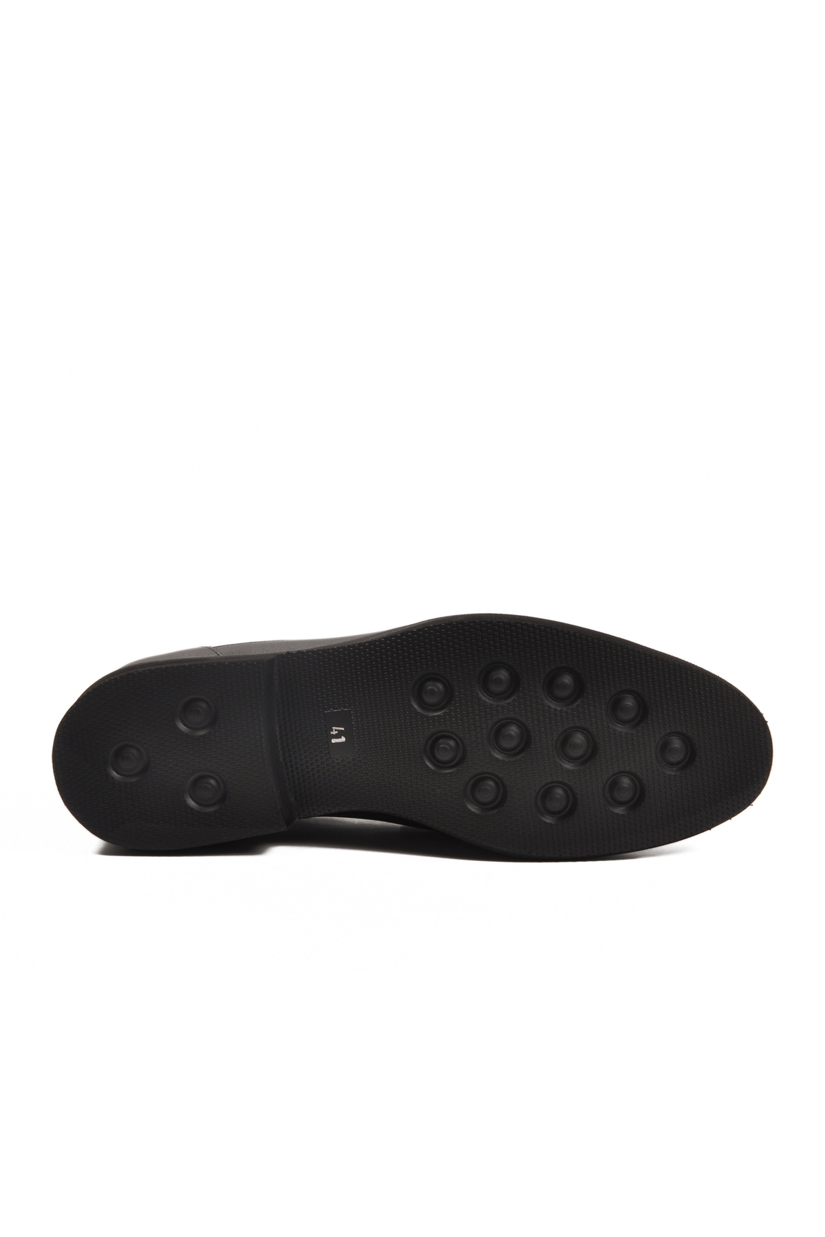 Siyah Hakiki Deri Bağcıklı Erkek Klasik Ayakkabı 3255 M - Görsel 6