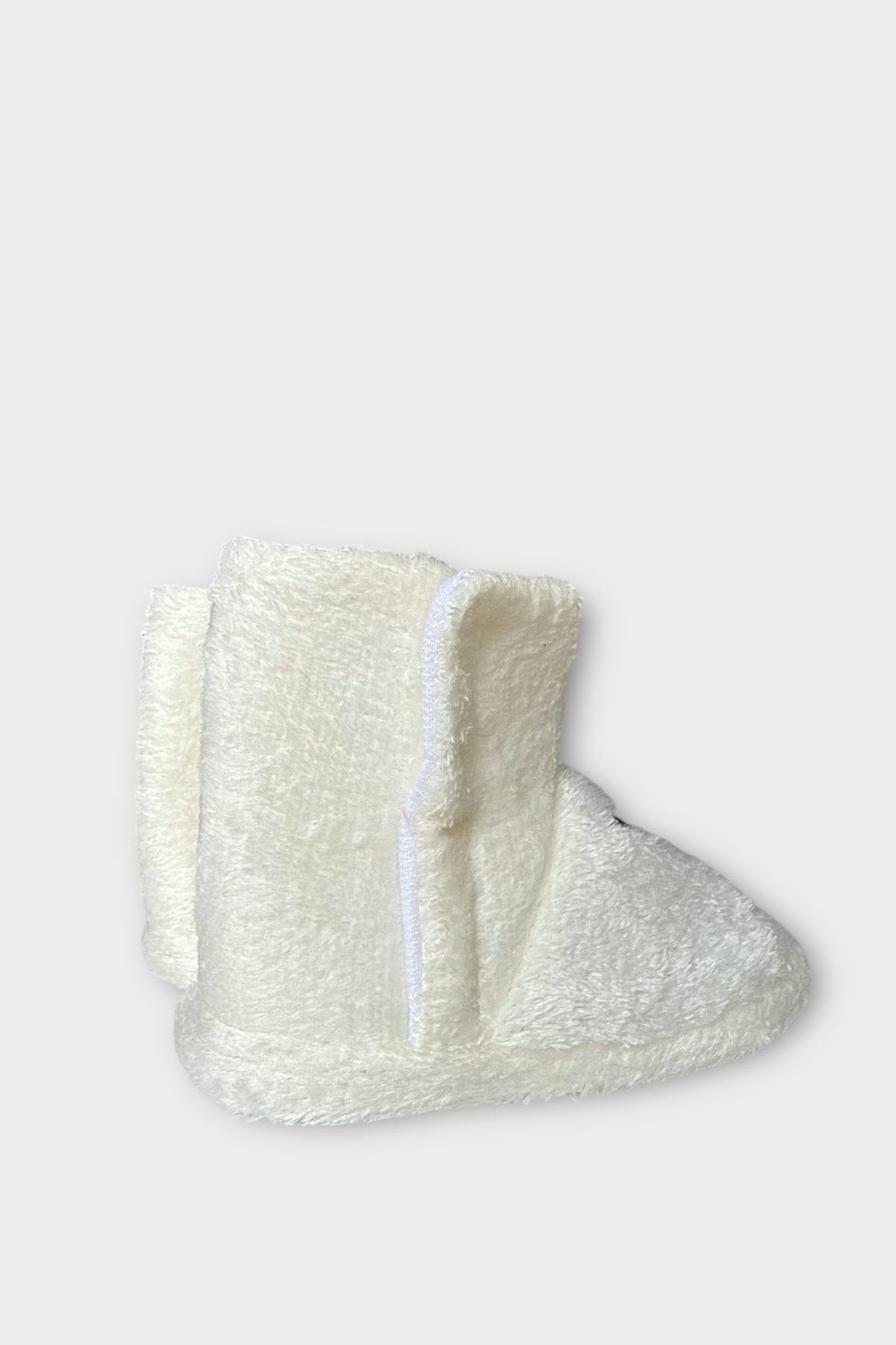 Çocuk Kuromi Nakış Detaylı Panduf BEYAZ - Görsel 6