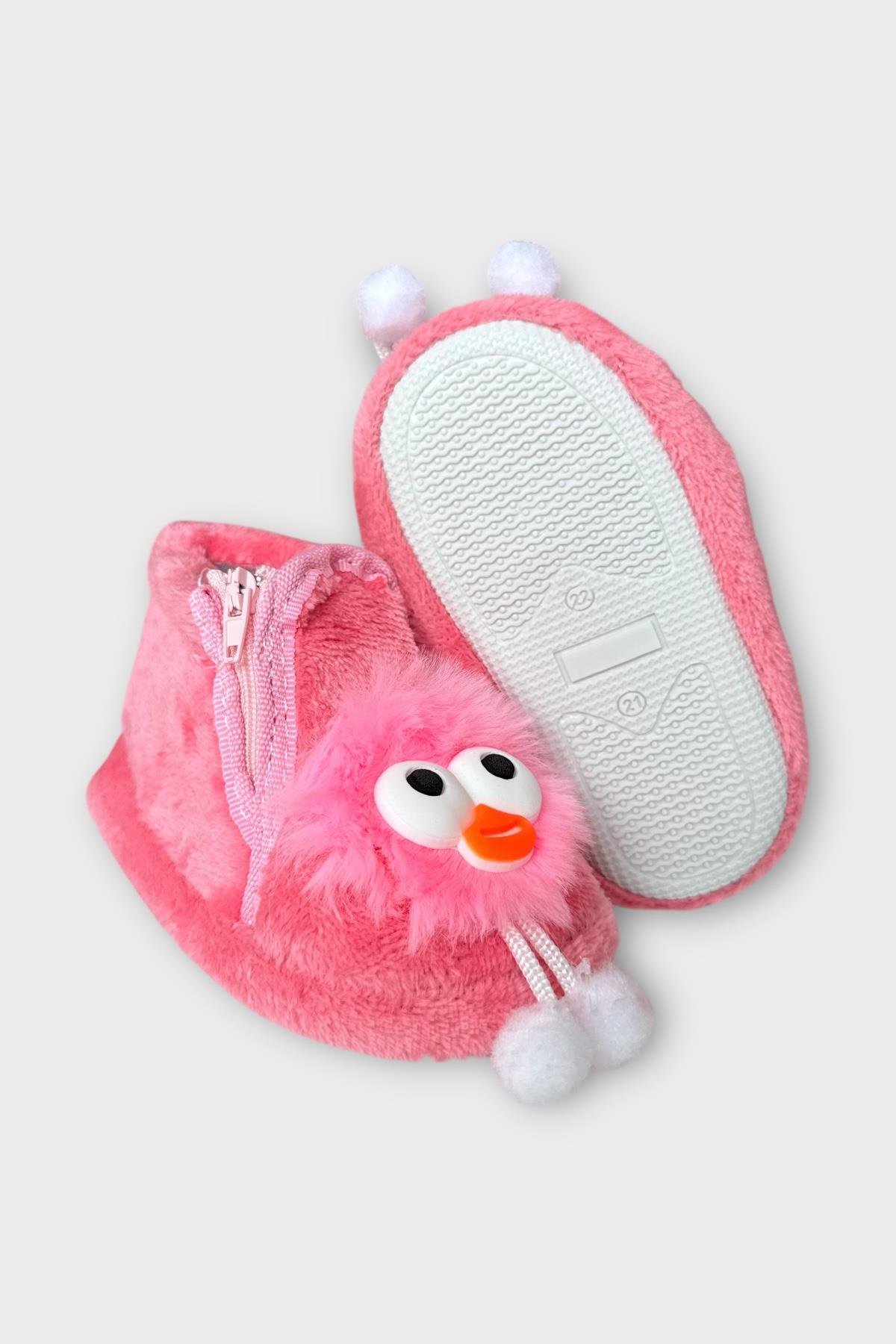 Çocuk Sevimli Baykuş Figürlü Panduf PUDRA - Görsel 7