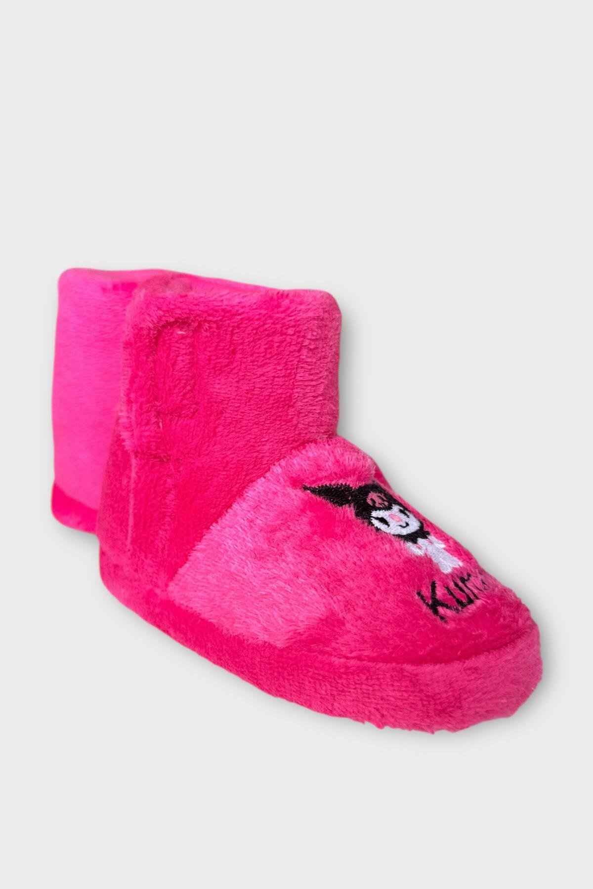 Çocuk Kuromi Nakış Detaylı Panduf FUŞYA - Görsel 4