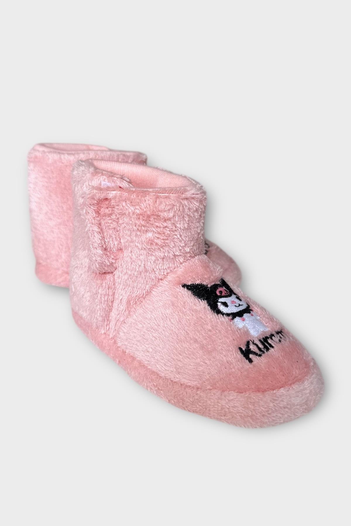 Çocuk Kuromi Nakış Detaylı Panduf PUDRA - Görsel 4