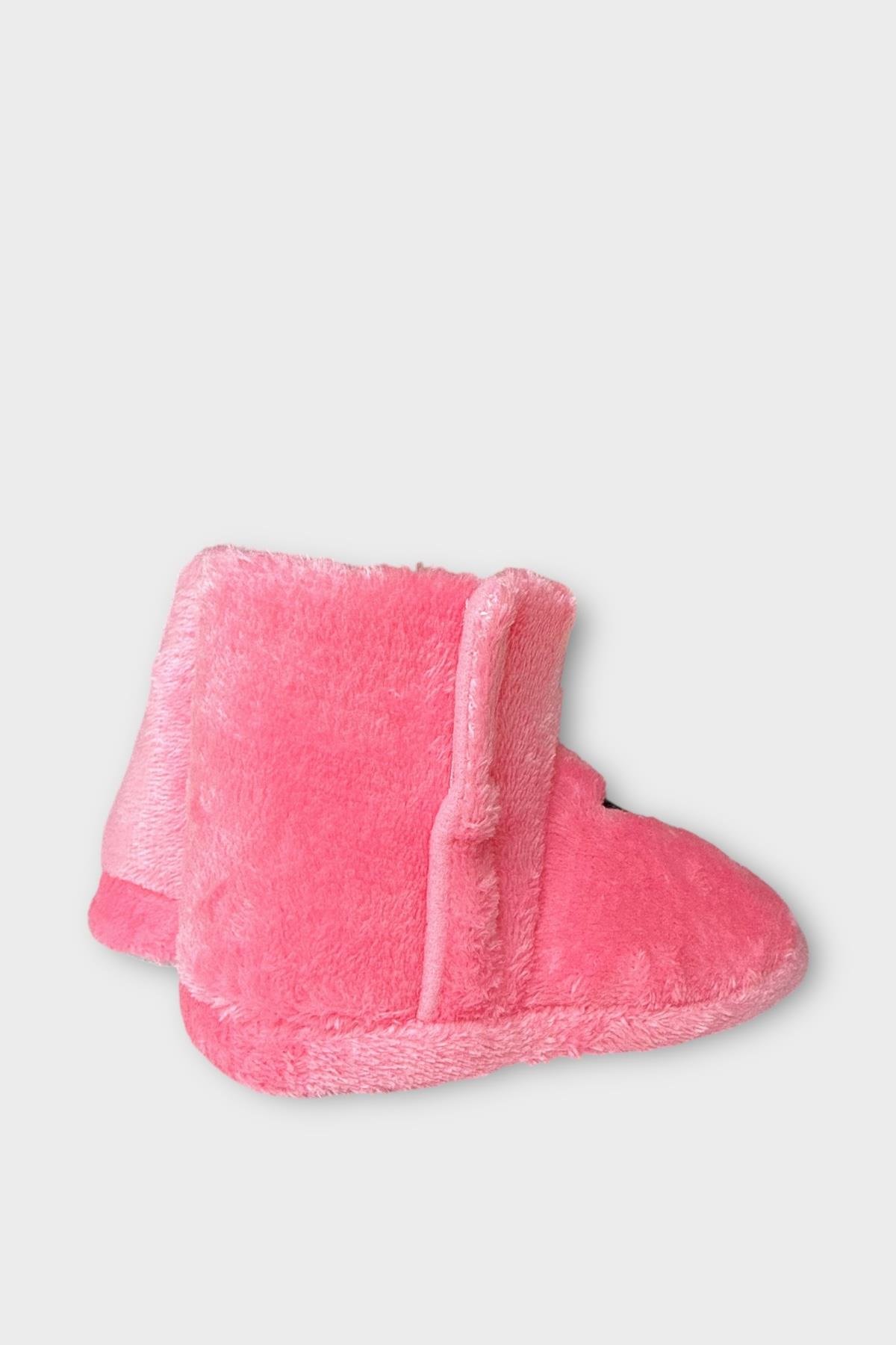 Çocuk Kuromi Nakış Detaylı Panduf PEMBE - Görsel 6