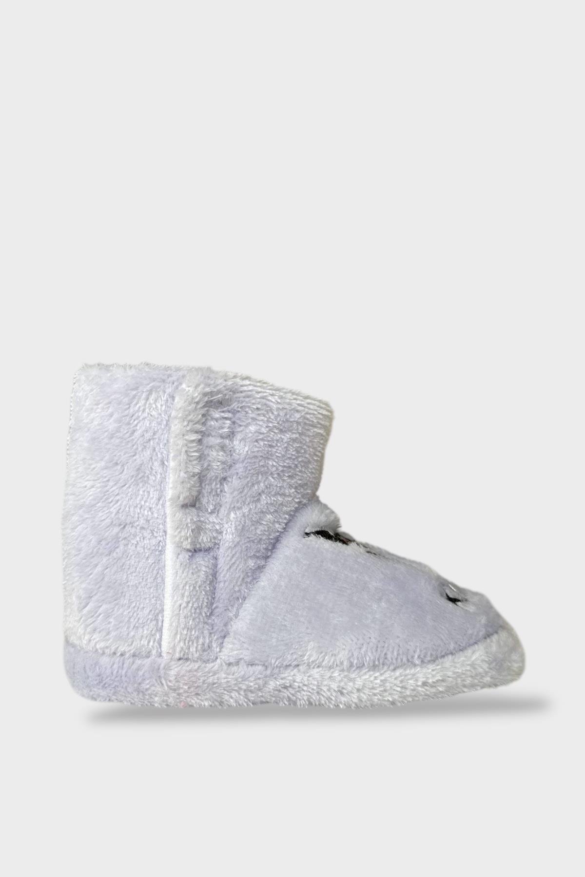 Çocuk Kuromi Nakış Detaylı Panduf Lila - Görsel 3