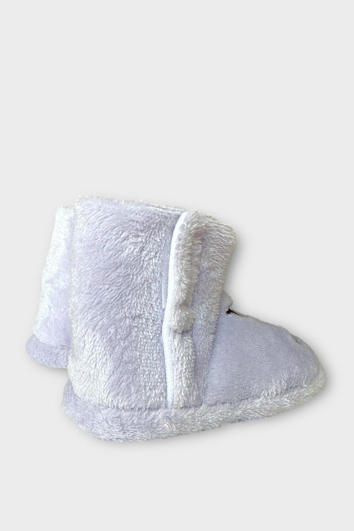 Çocuk Kuromi Nakış Detaylı Panduf Lila - Görsel 6