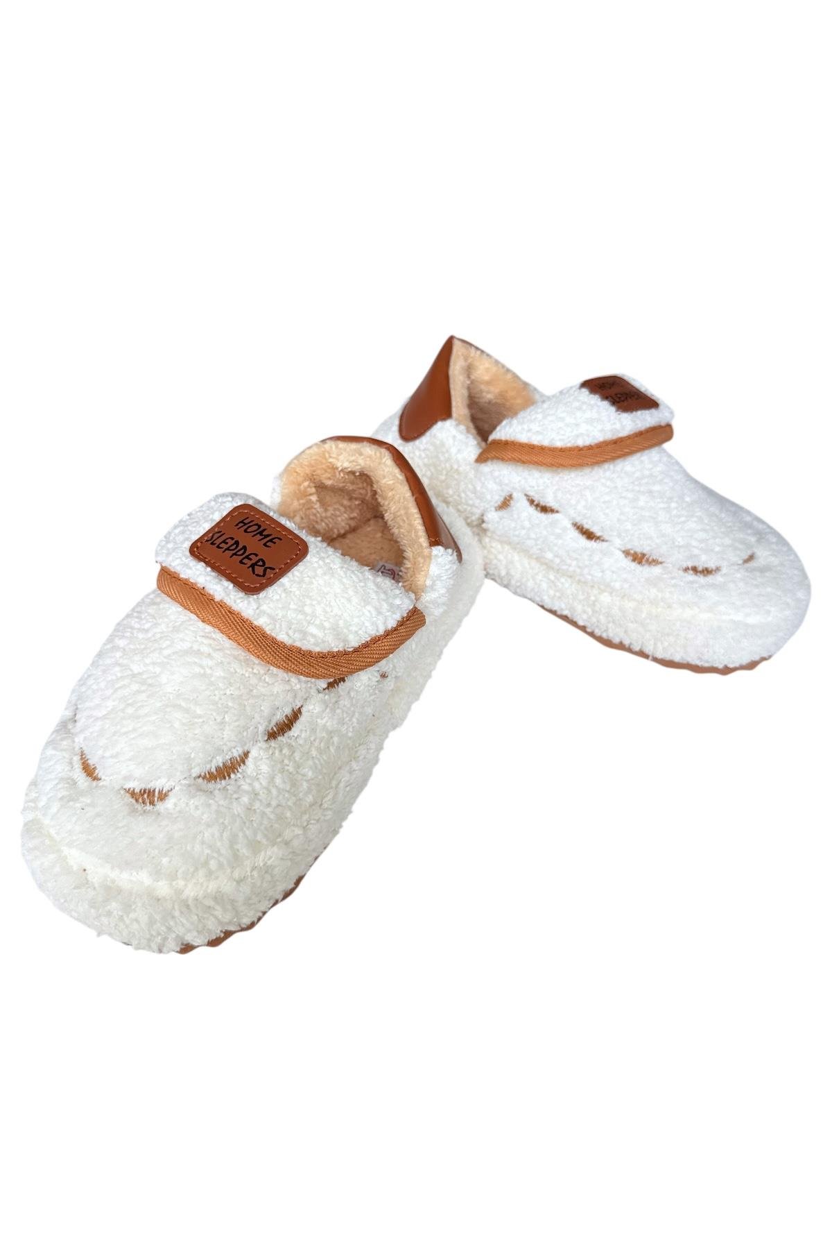 Pofuduk Ses Yapmaz Eva Taban Kadın Panduf BEYAZ - Görsel 7