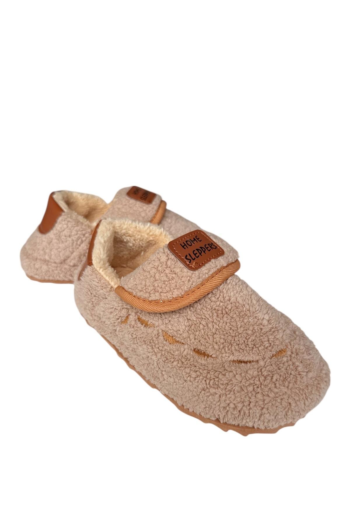 Pofuduk Ses Yapmaz Eva Taban Kadın Panduf BEJ - Görsel 5