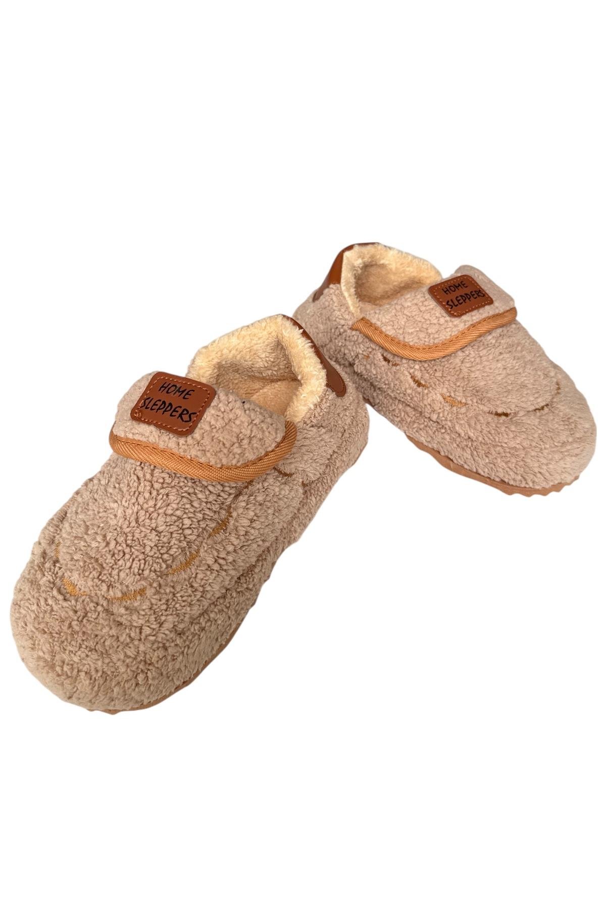 Pofuduk Ses Yapmaz Eva Taban Kadın Panduf BEJ - Görsel 6