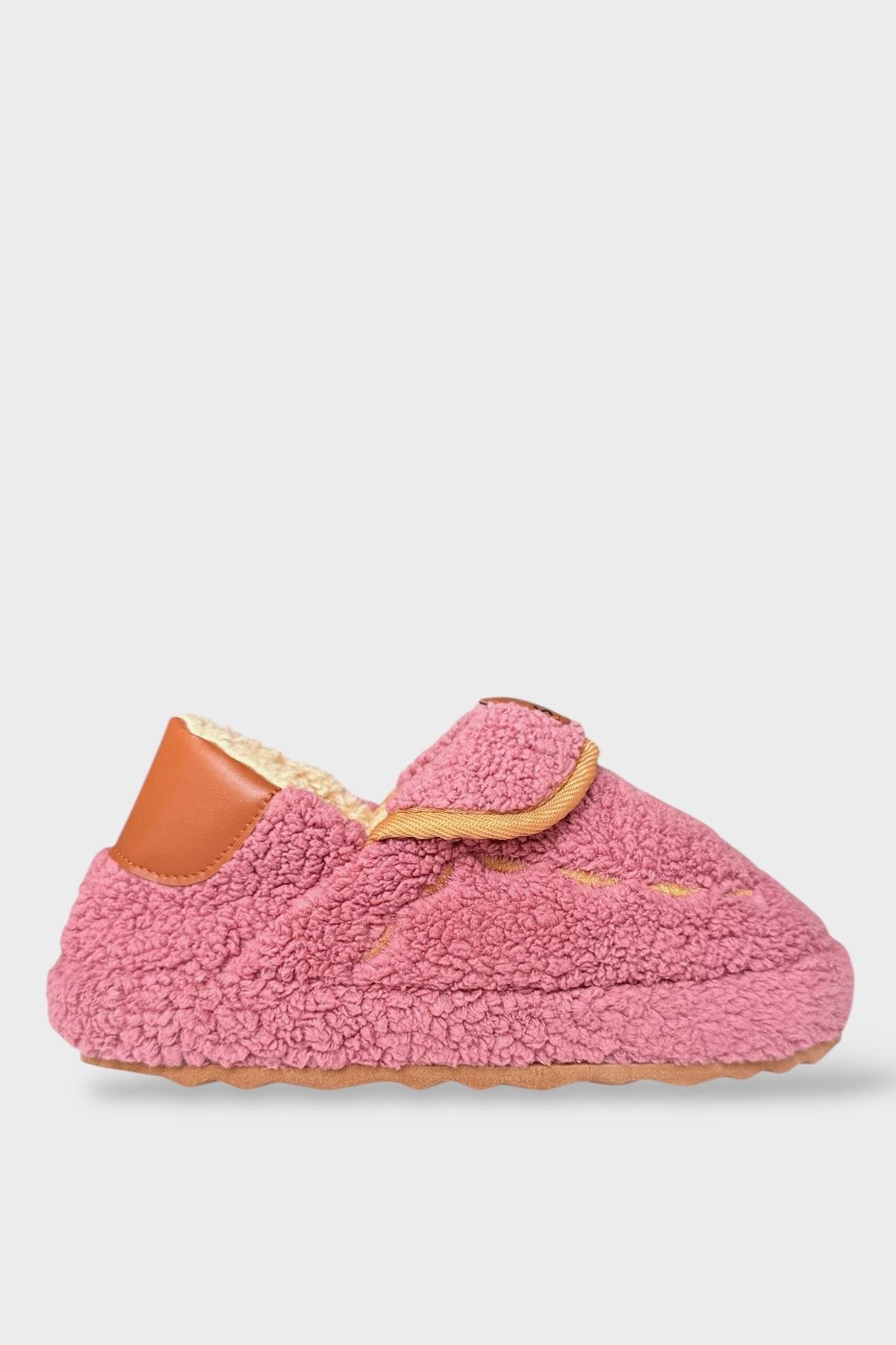 Pofuduk Ses Yapmaz Eva Taban Kadın Panduf GÜL KURUSU - Görsel 2