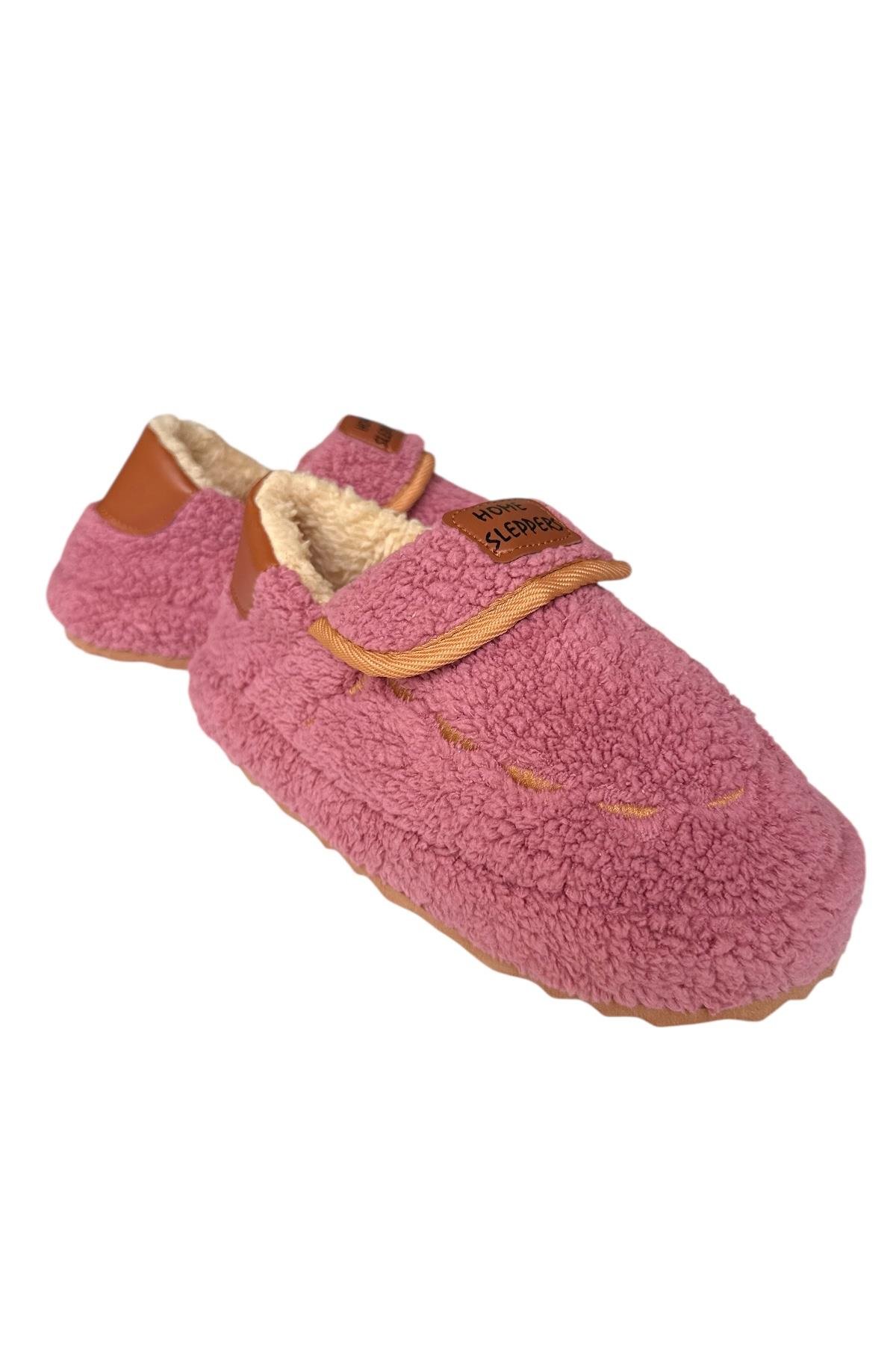 Pofuduk Ses Yapmaz Eva Taban Kadın Panduf GÜL KURUSU - Görsel 5