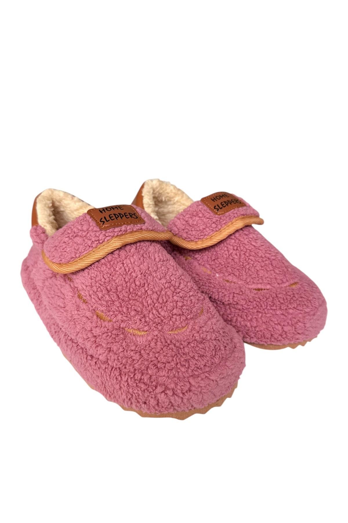 Pofuduk Ses Yapmaz Eva Taban Kadın Panduf GÜL KURUSU - Görsel 6