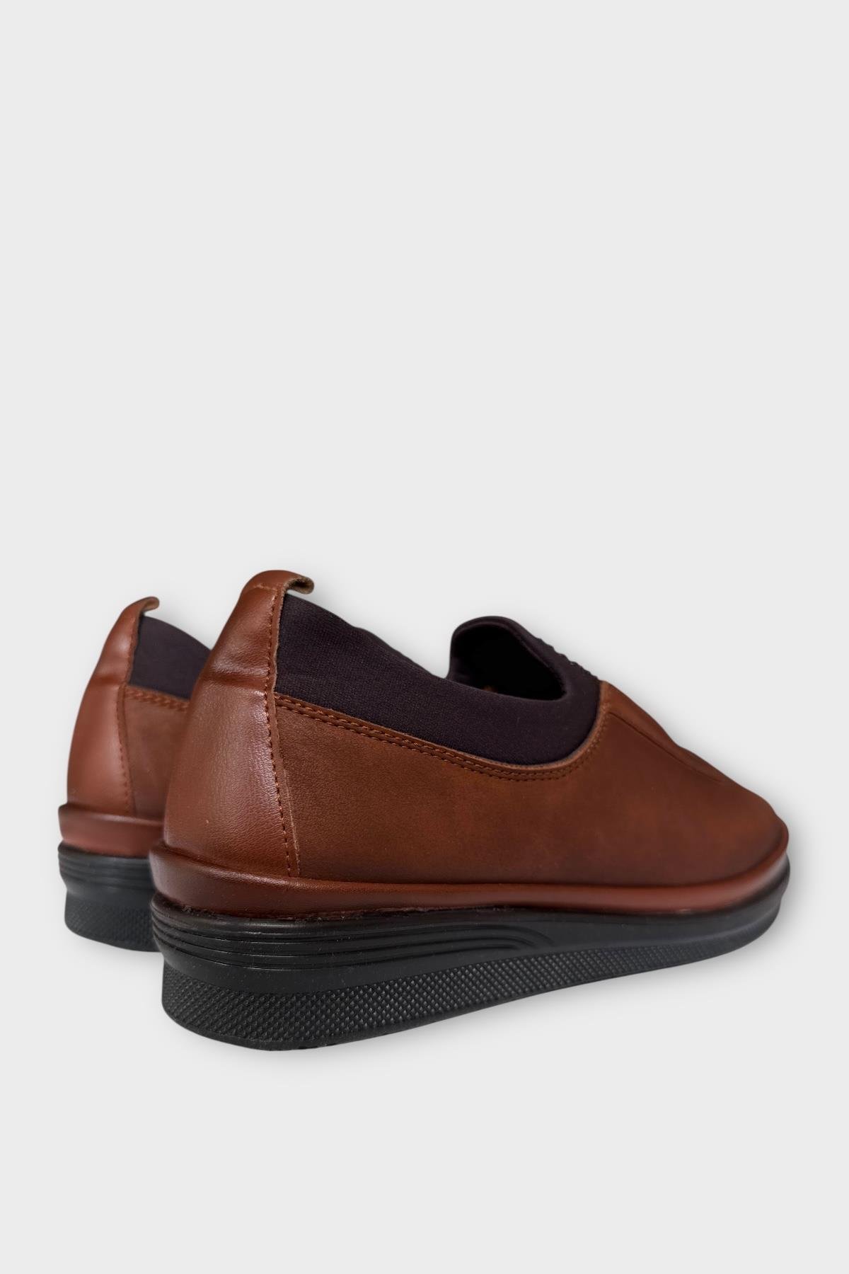 Kadın Ortopedik Comfort Taban Lastik Detay Günlük Ayakkabı TABA - Görsel 6